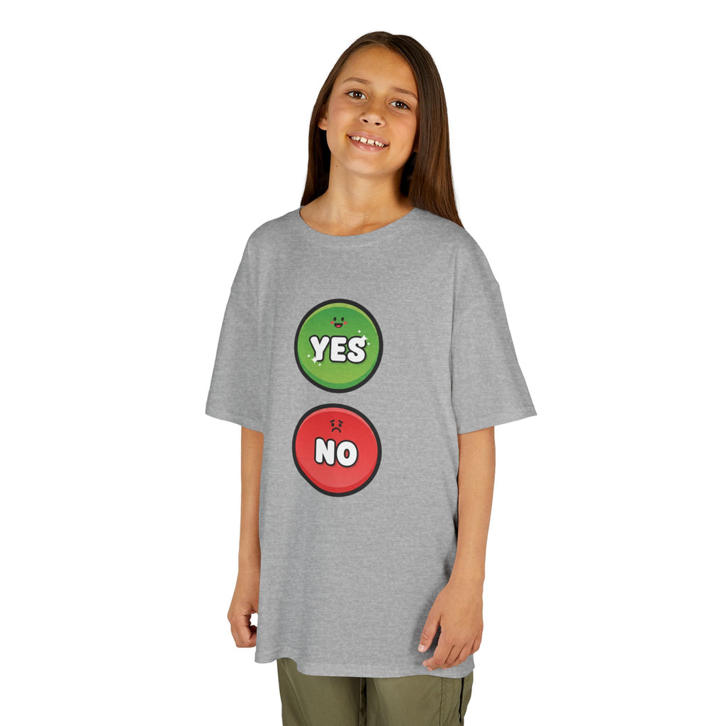 Kids Yes No Communication Tee