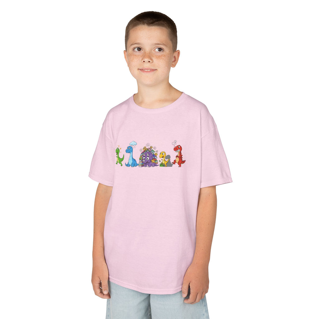 Kids Dino Emotion Communication Tee
