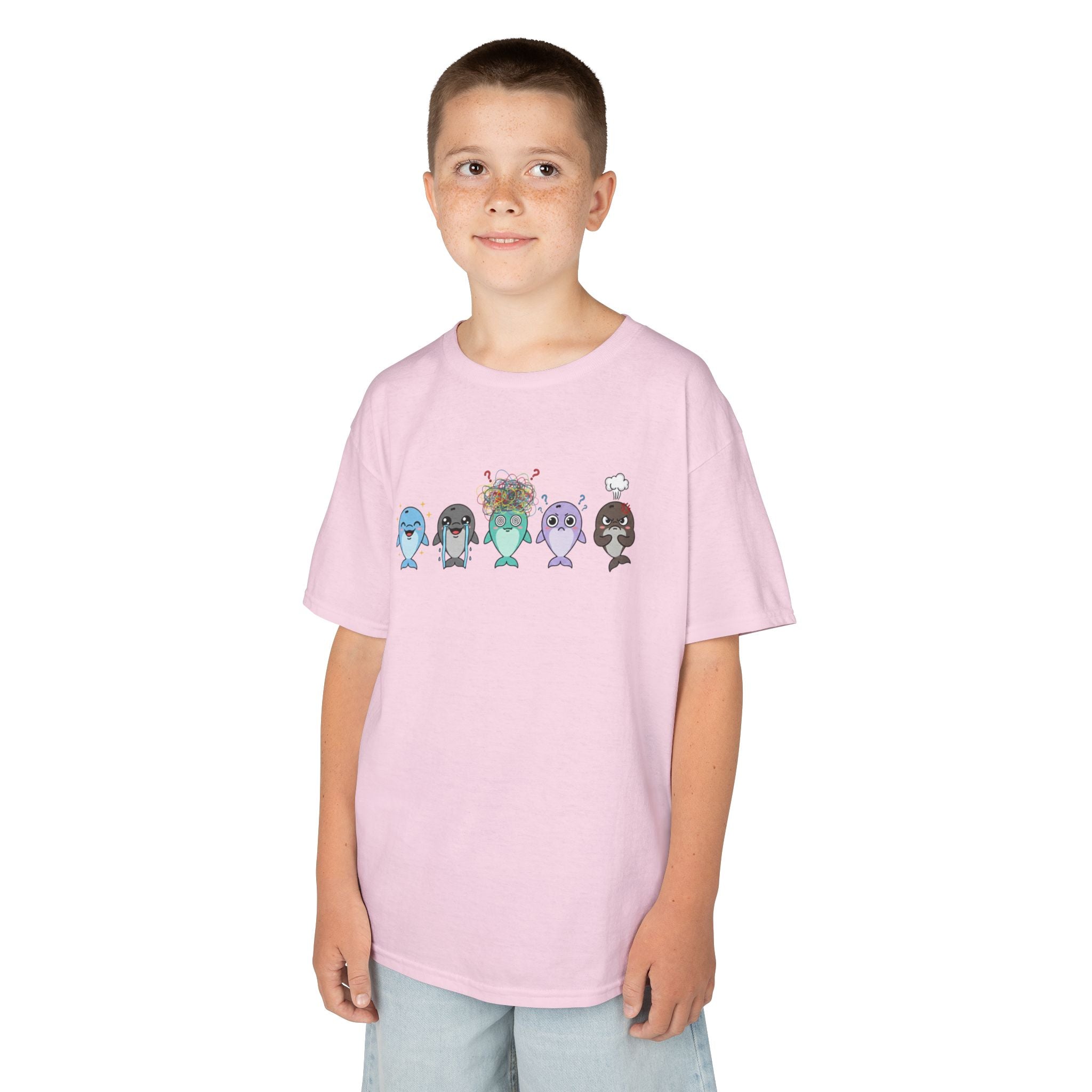 Kids Dolphin Emotion Communication Tee