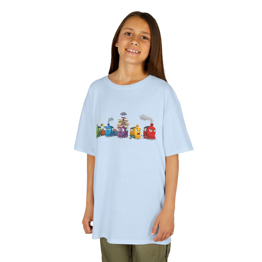 Kids Train Emotion Communication Tee