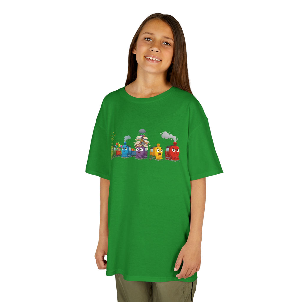 Kids Train Emotion Communication Tee