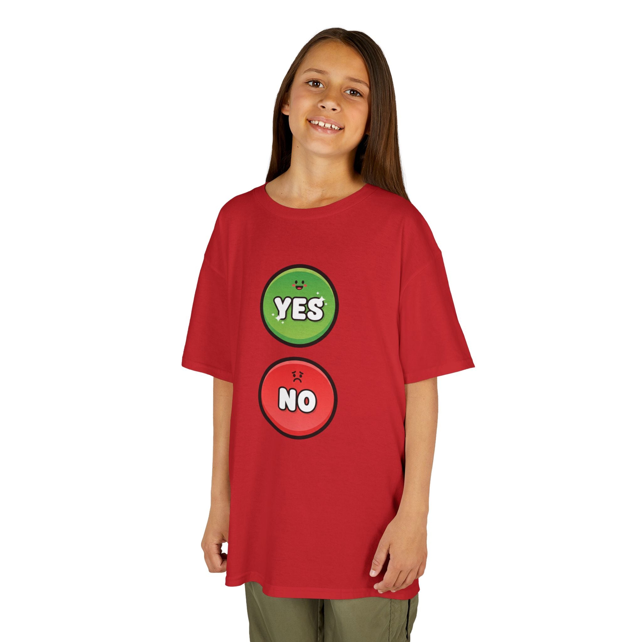 Kids Yes No Communication Tee