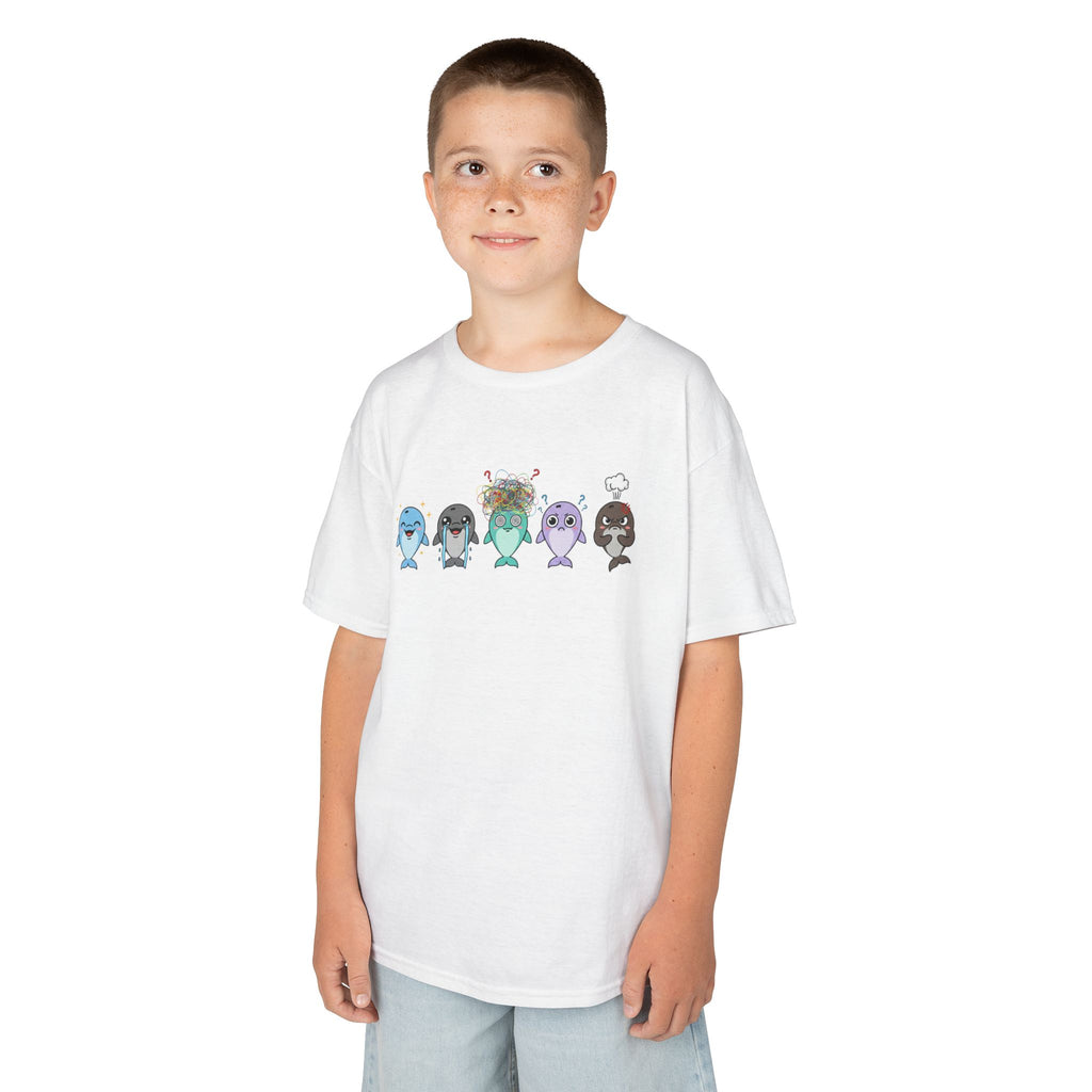 Kids Dolphin Emotion Communication Tee