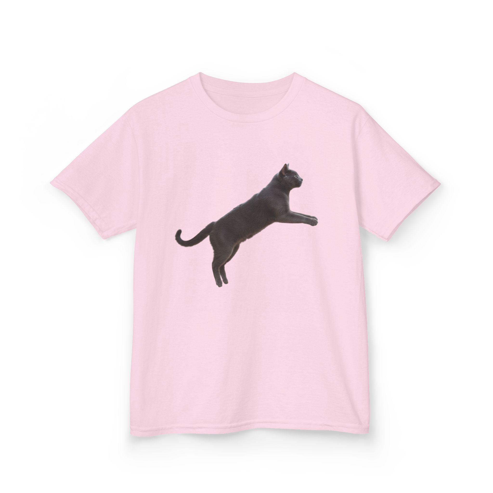 Designed by kids for kids - Russian Blue cat tee