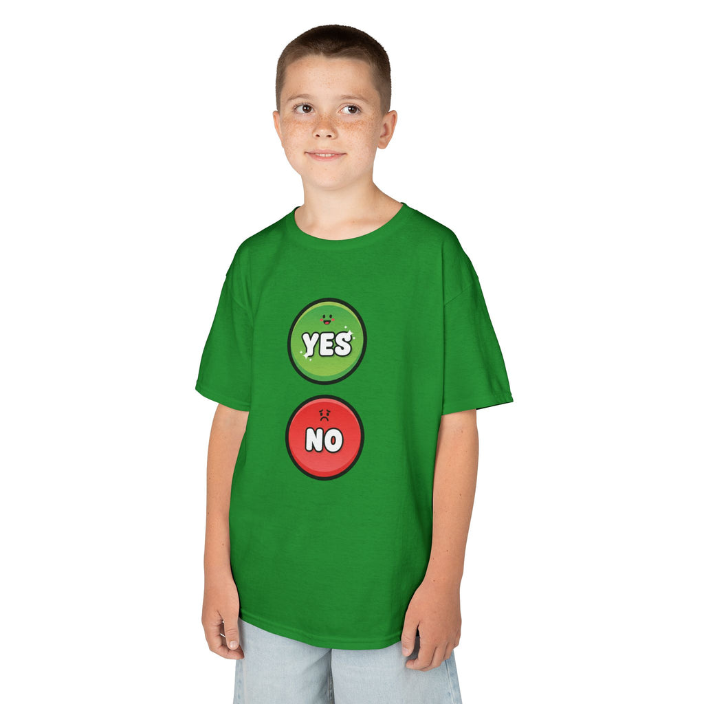 Kids Yes No Communication Tee