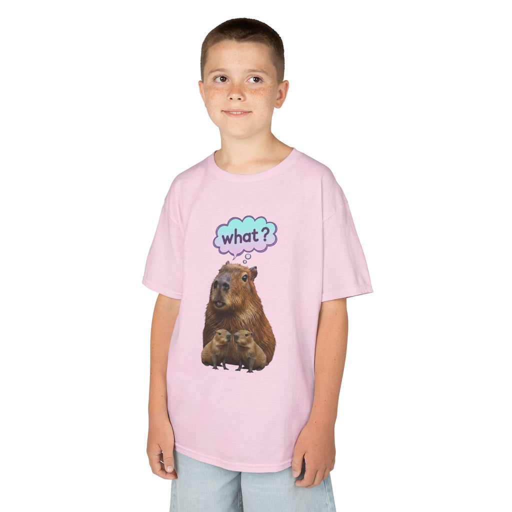 Designed by kids for kids - Funny confused capybara tee