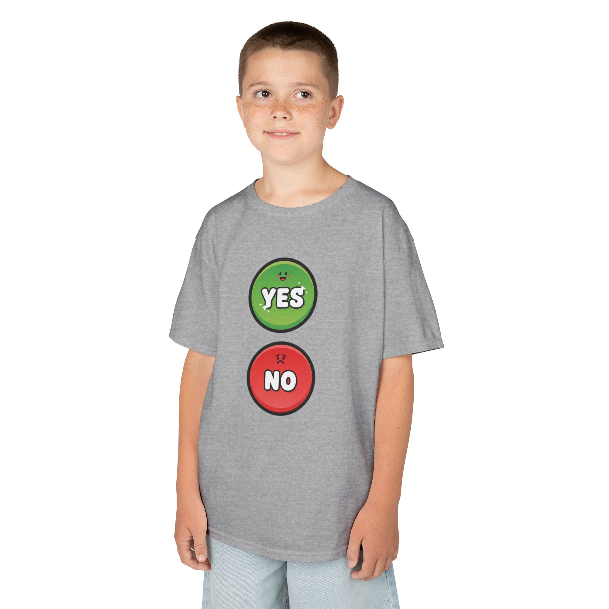 Kids Yes No Communication Tee