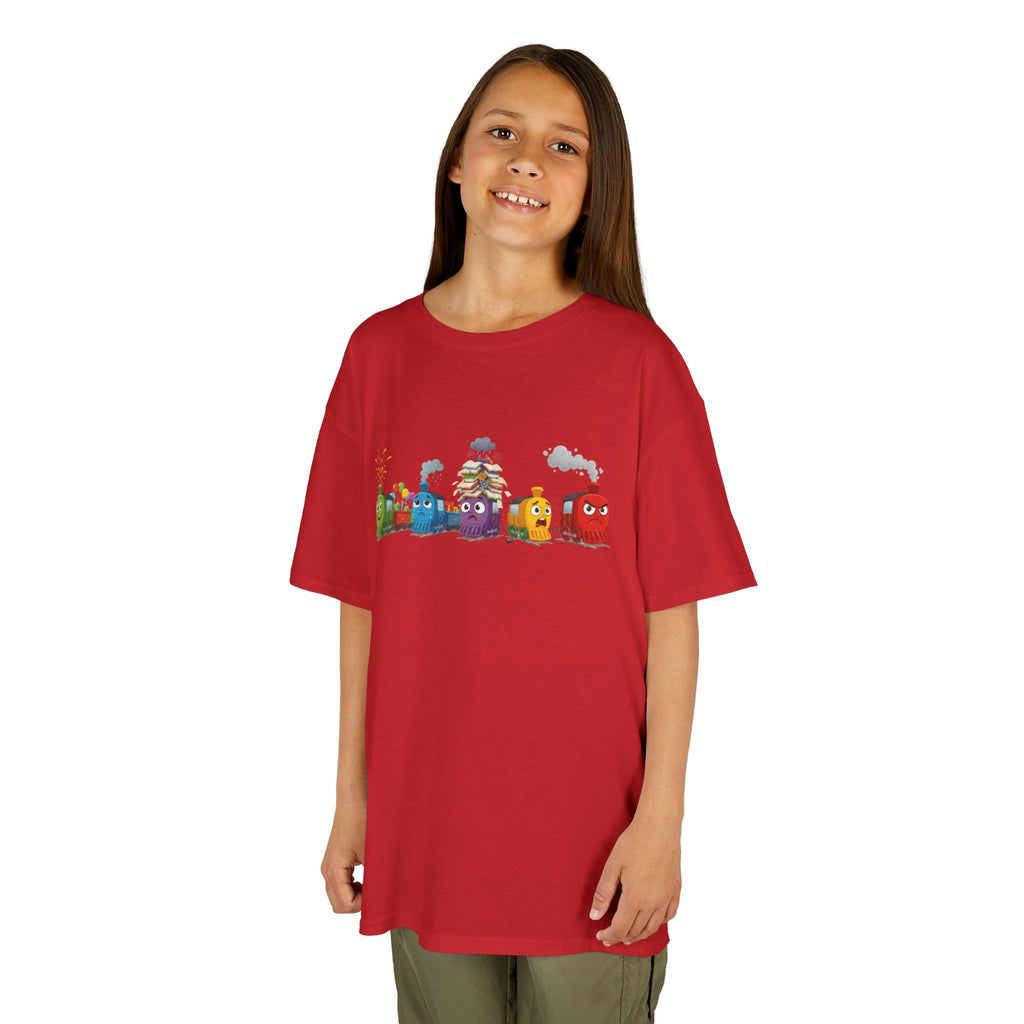 Kids Train Emotion Communication Tee
