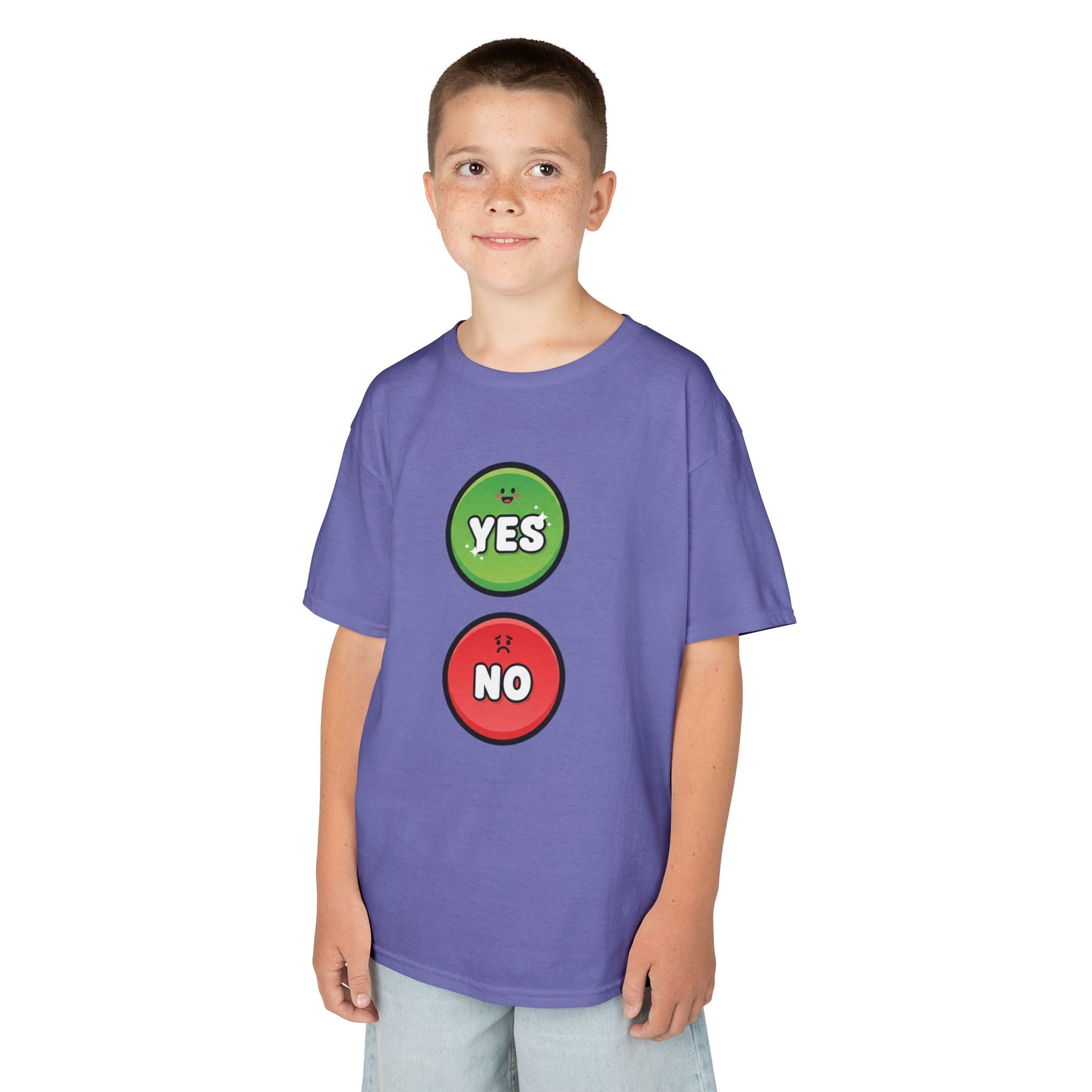 Kids Yes No Communication Tee