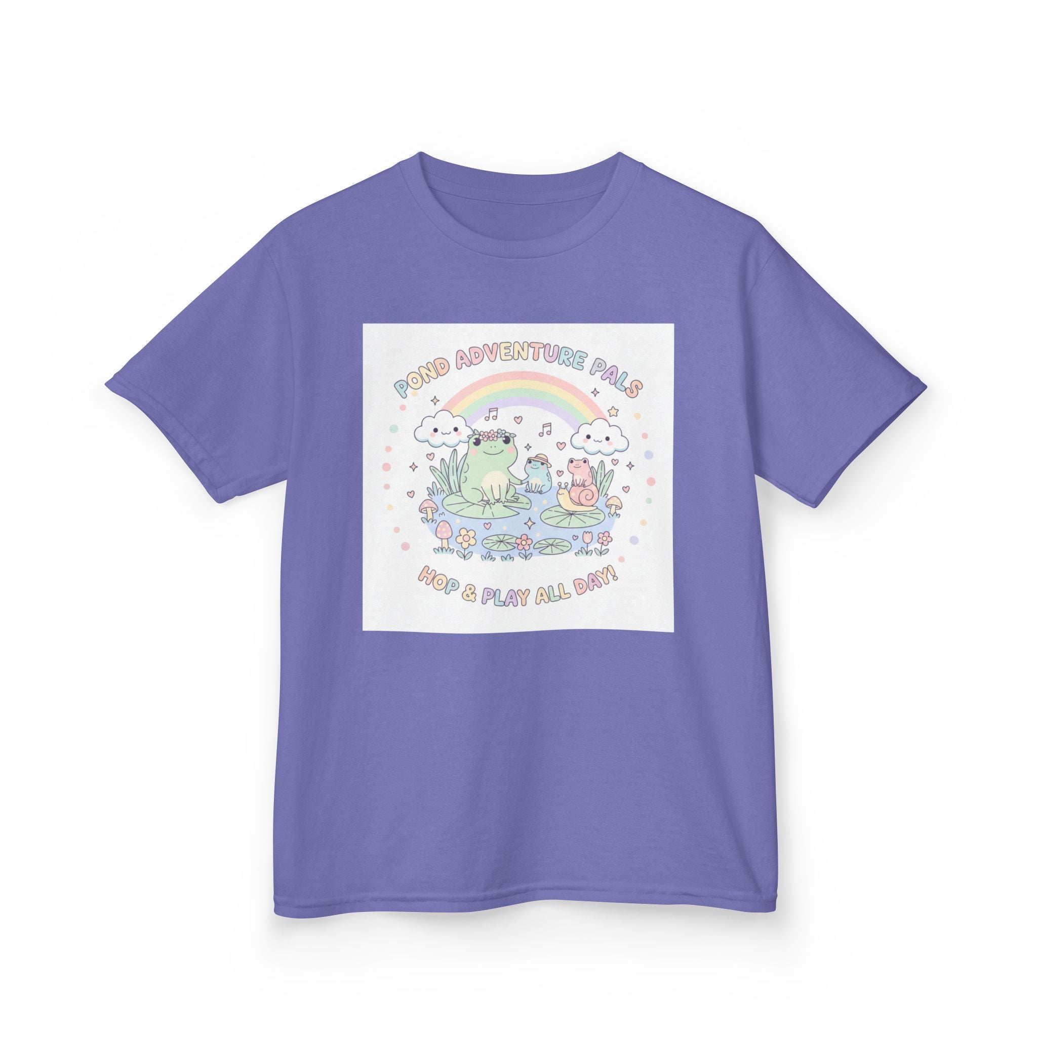 Designed by kids for kids - Playful frogs tee