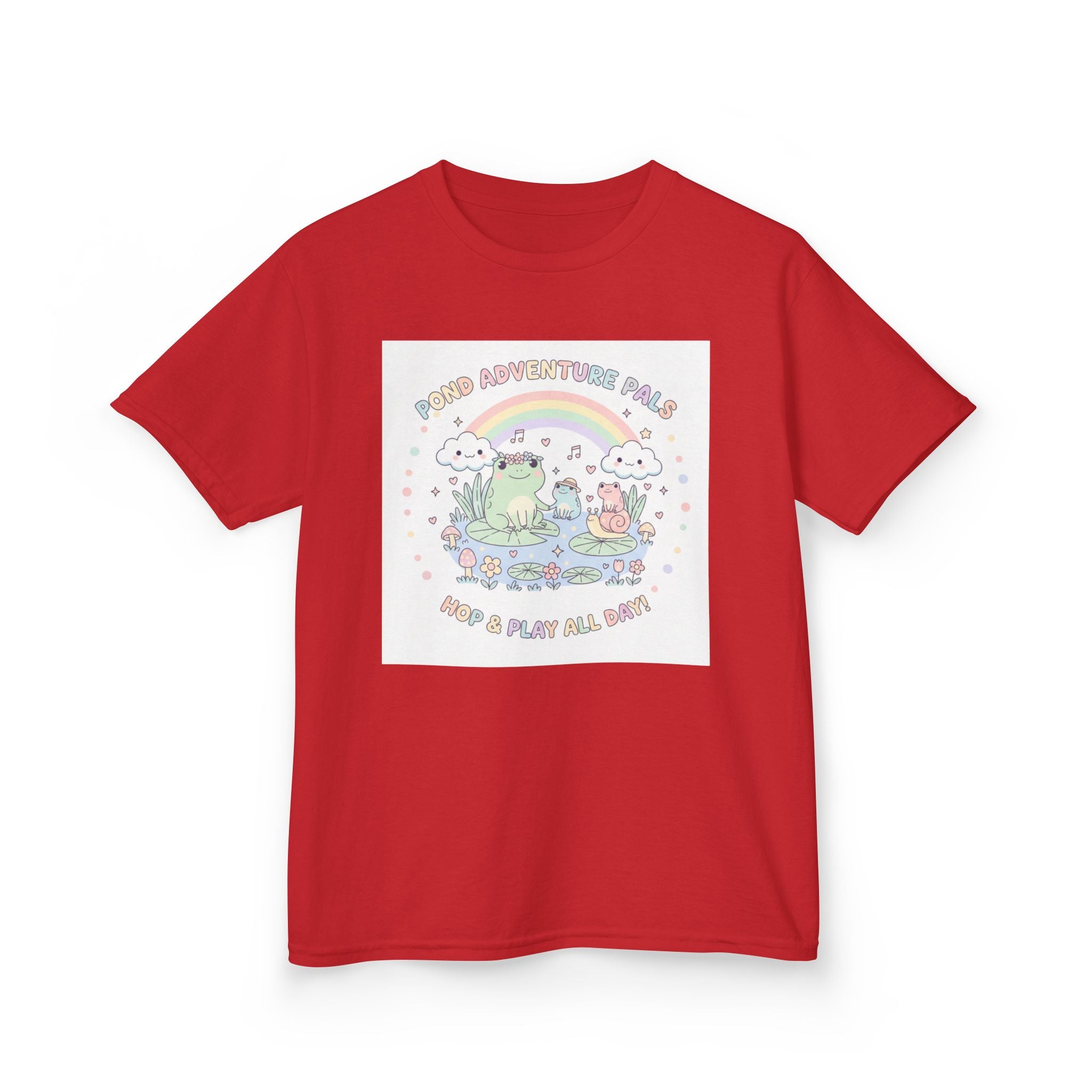 Designed by kids for kids - Playful frogs tee