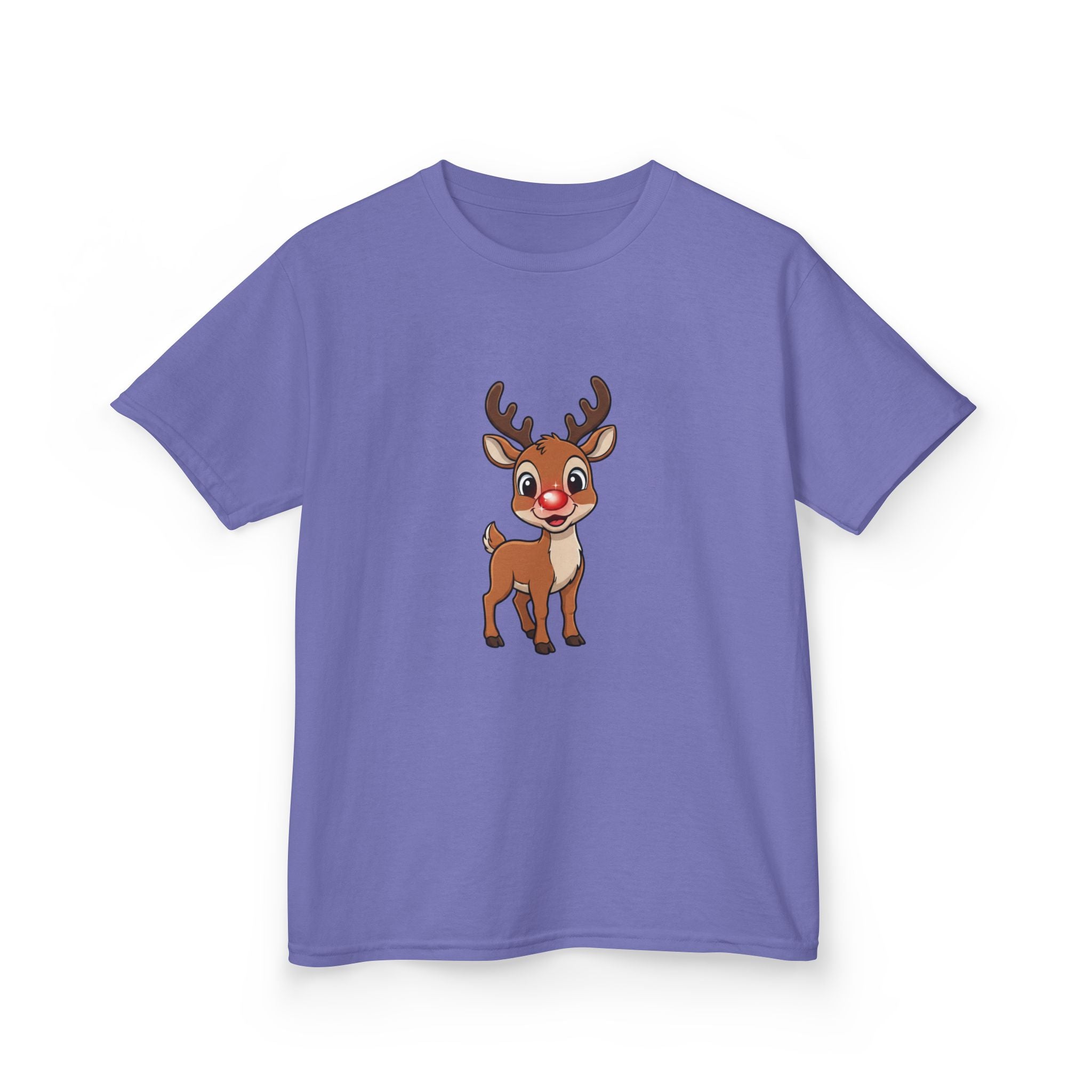 Designed by kids for kids - Cute Christmas Rudolph tee