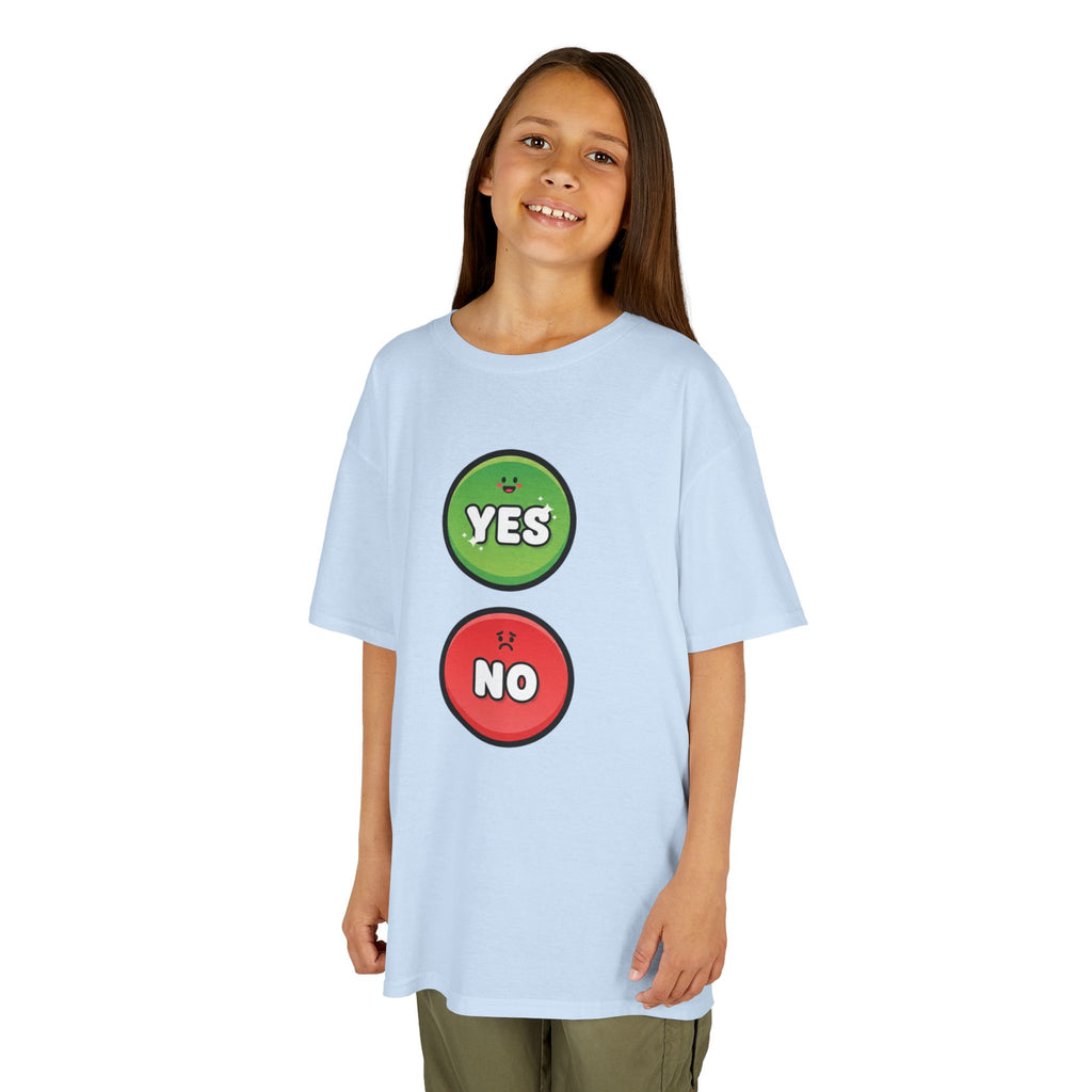 Kids Yes No Communication Tee