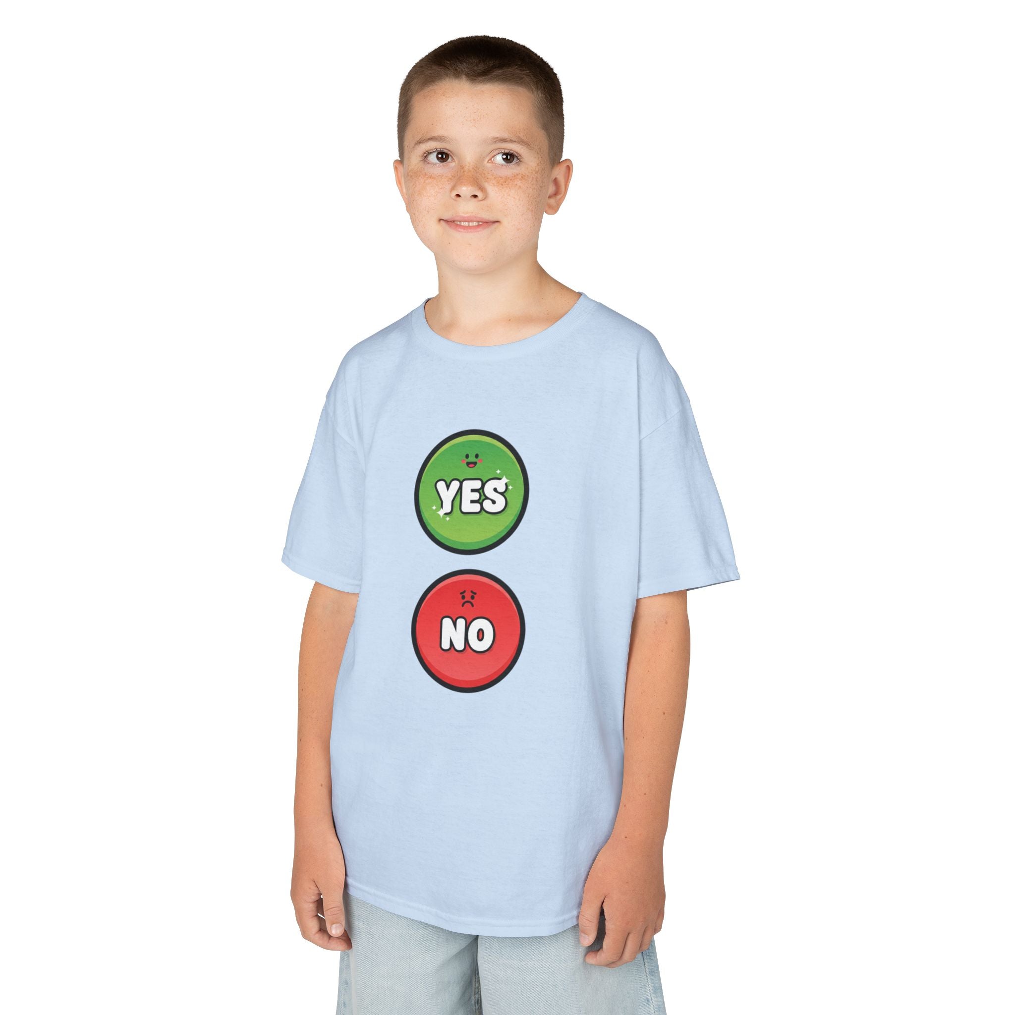 Kids Yes No Communication Tee