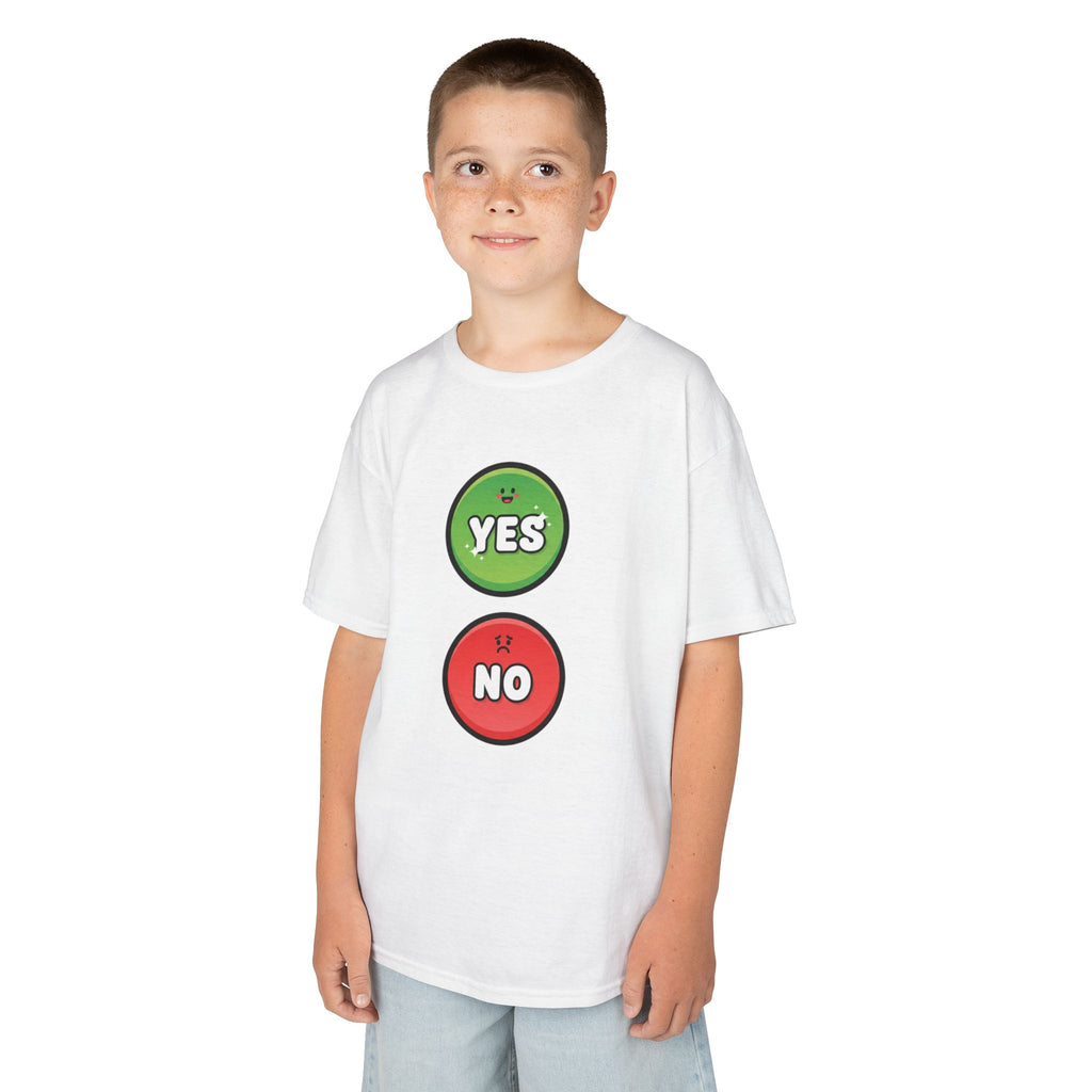 Kids Yes No Communication Tee