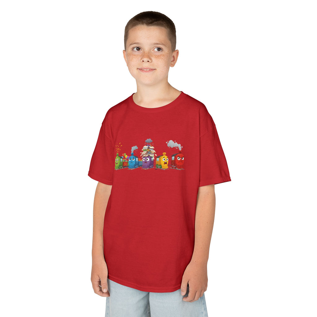 Kids Train Emotion Communication Tee