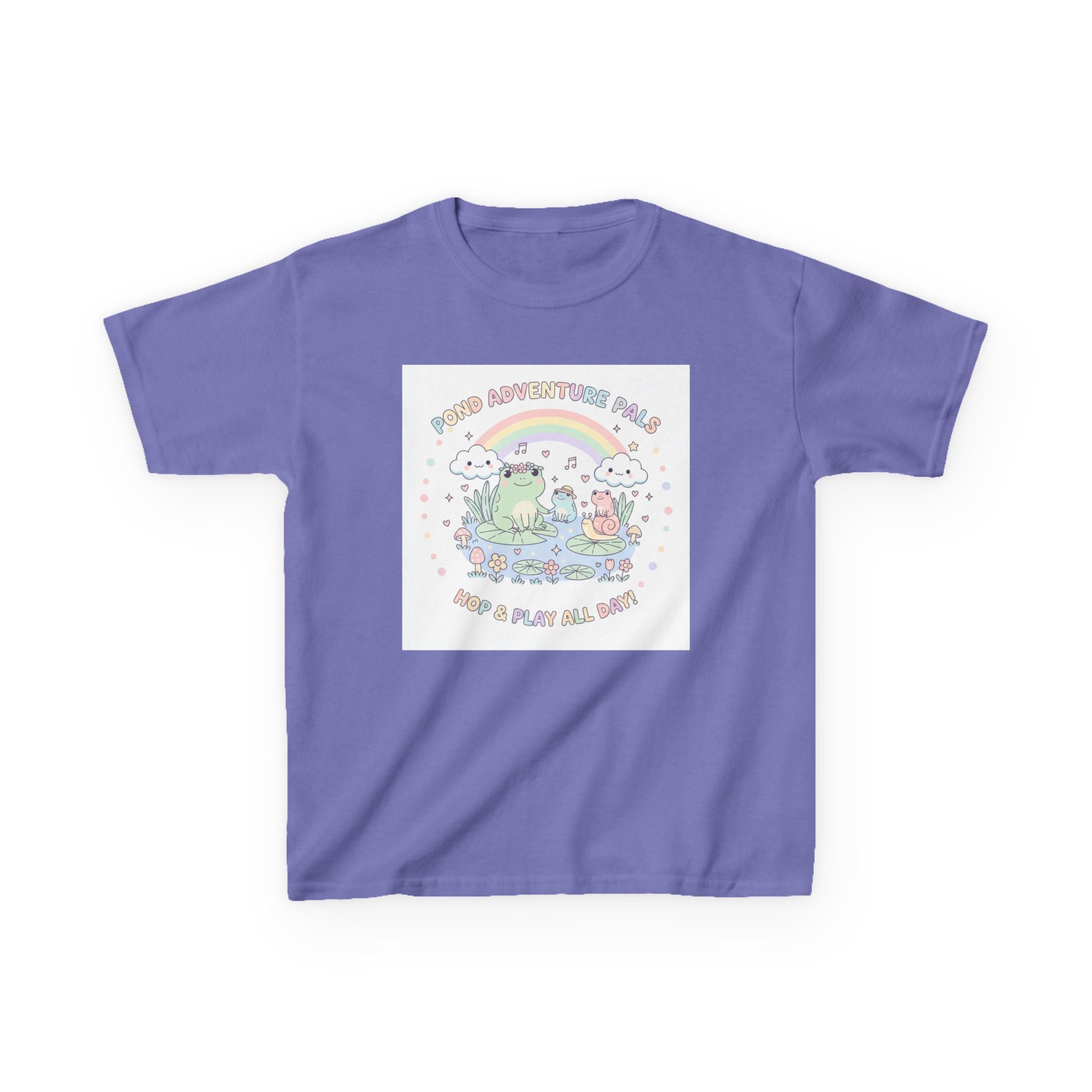 Designed by kids for kids - Playful frogs tee