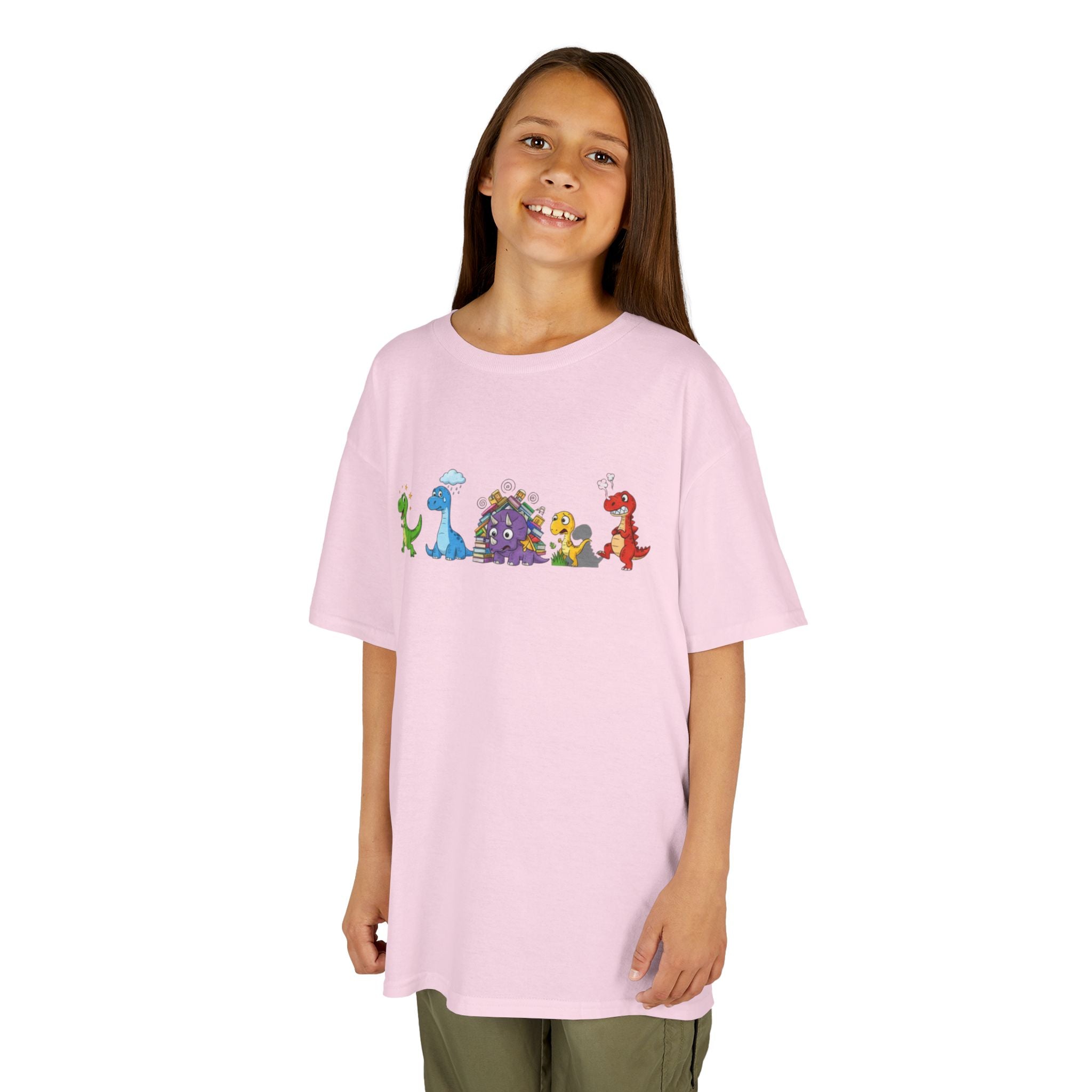 Kids Dino Emotion Communication Tee