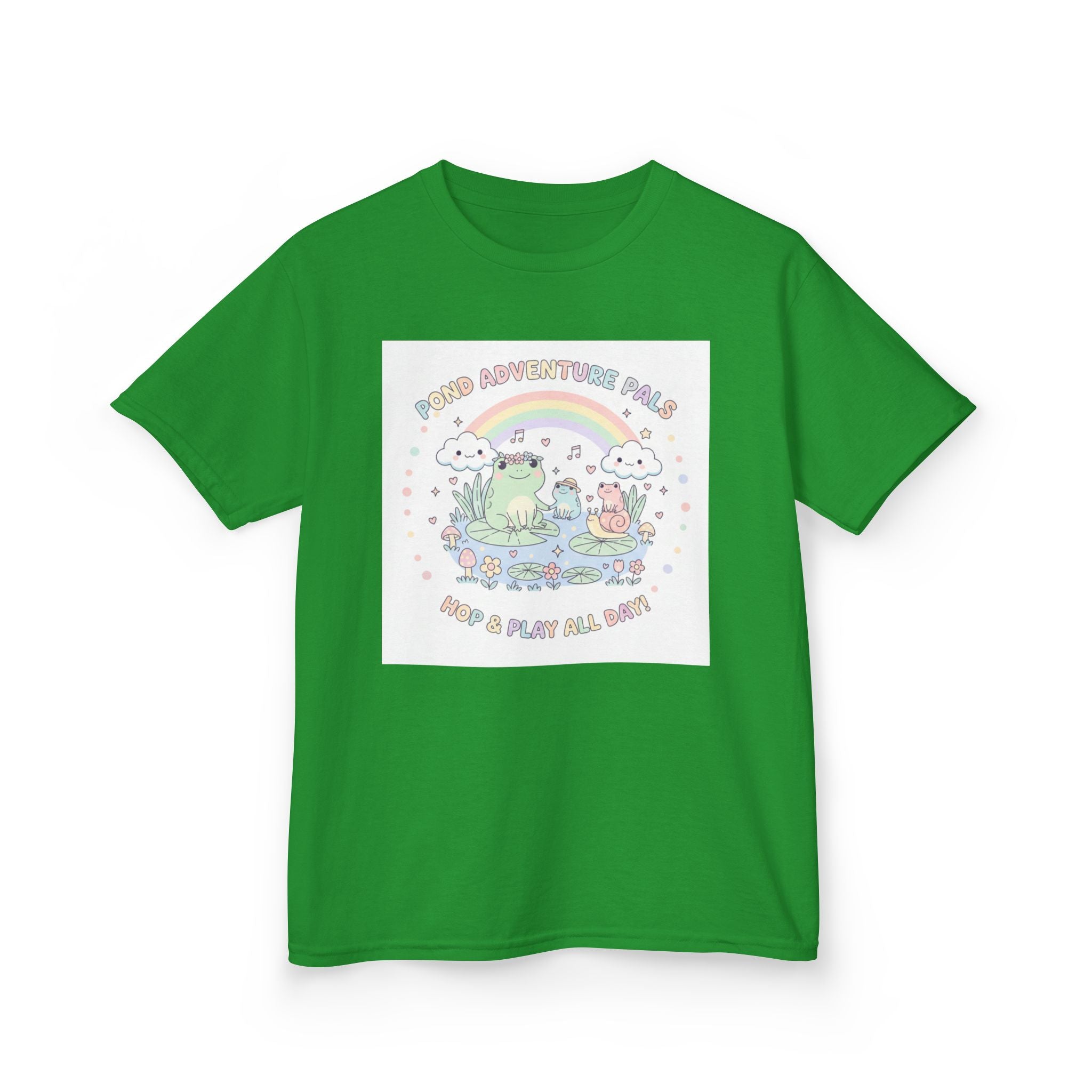 Designed by kids for kids - Playful frogs tee