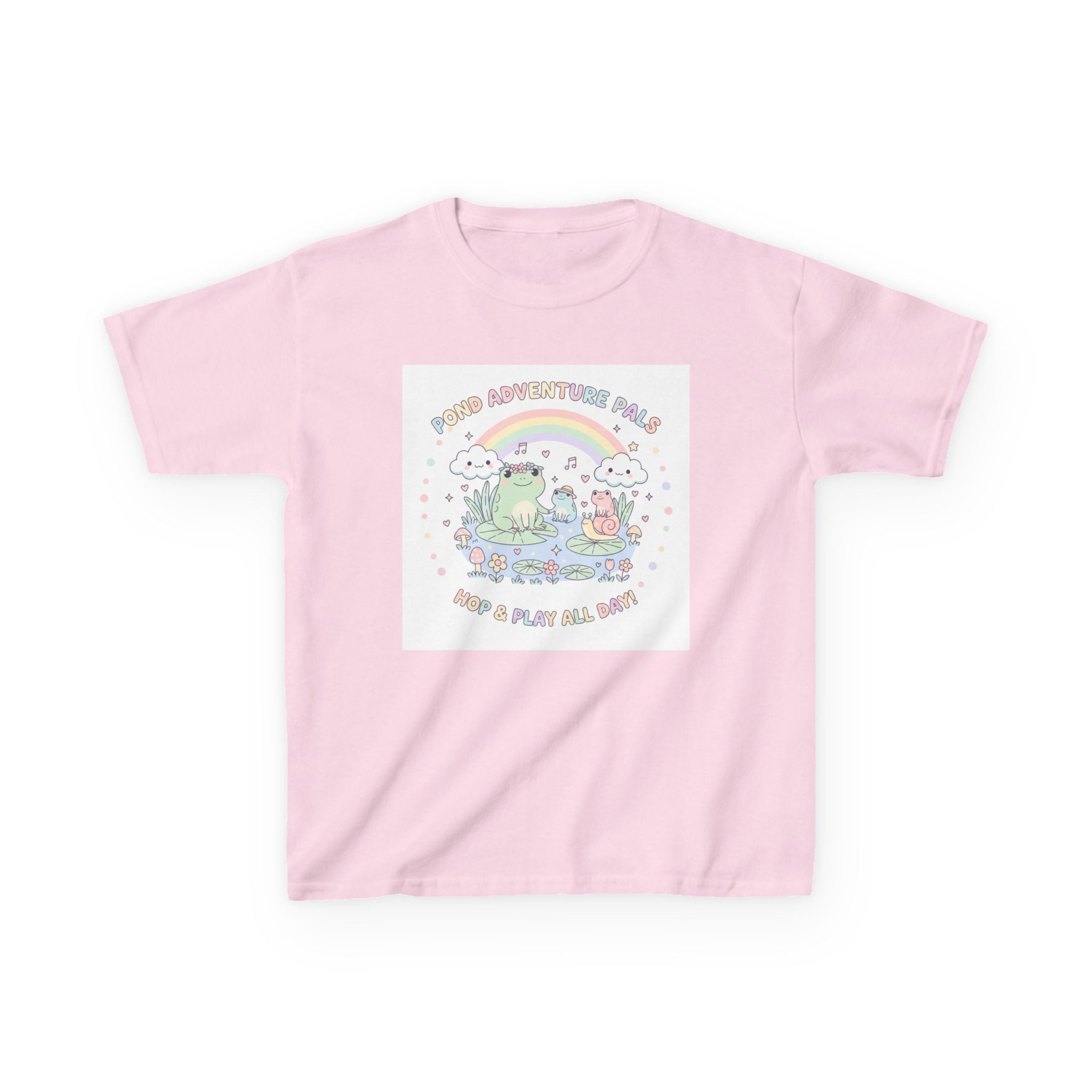 Designed by kids for kids - Playful frogs tee