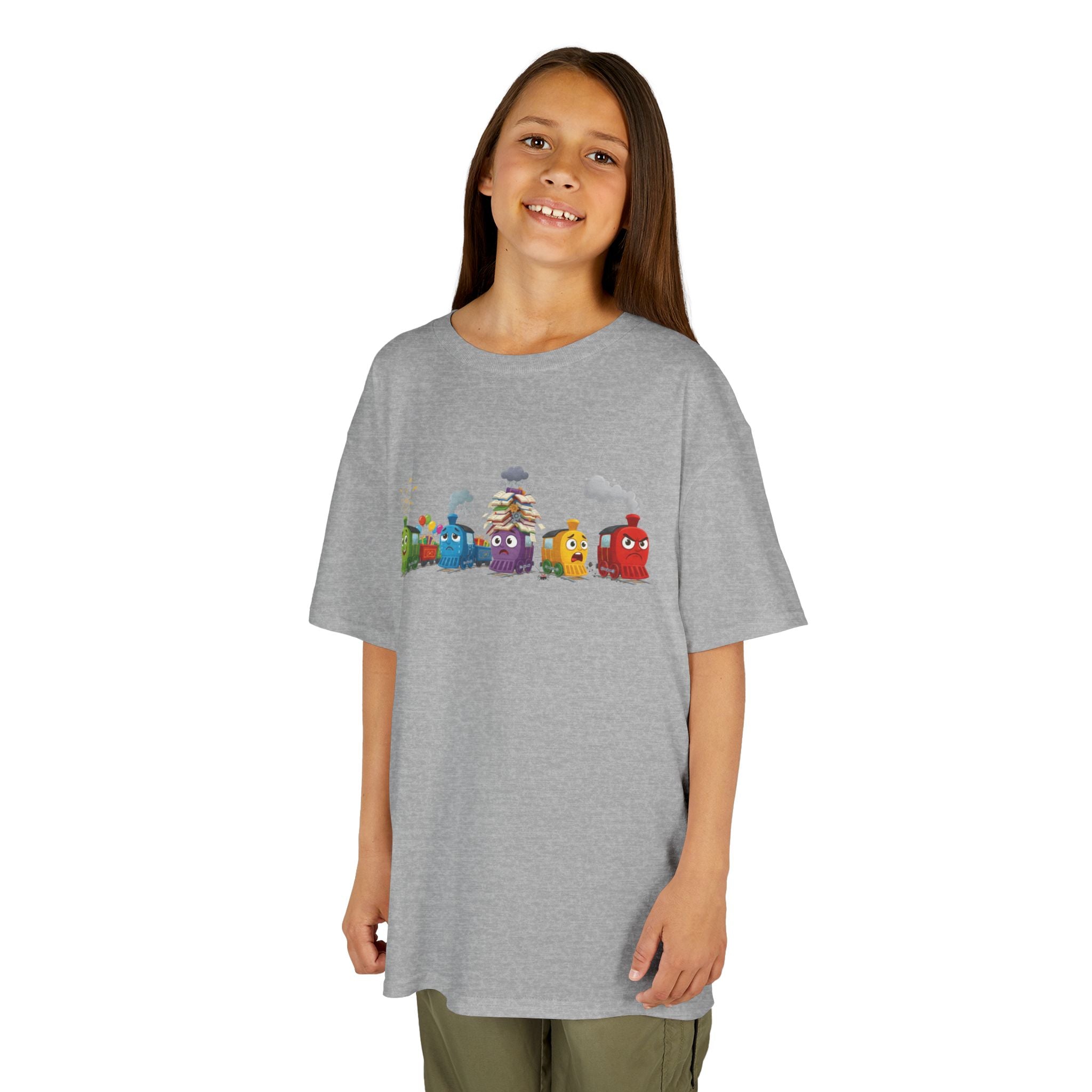 Kids Train Emotion Communication Tee