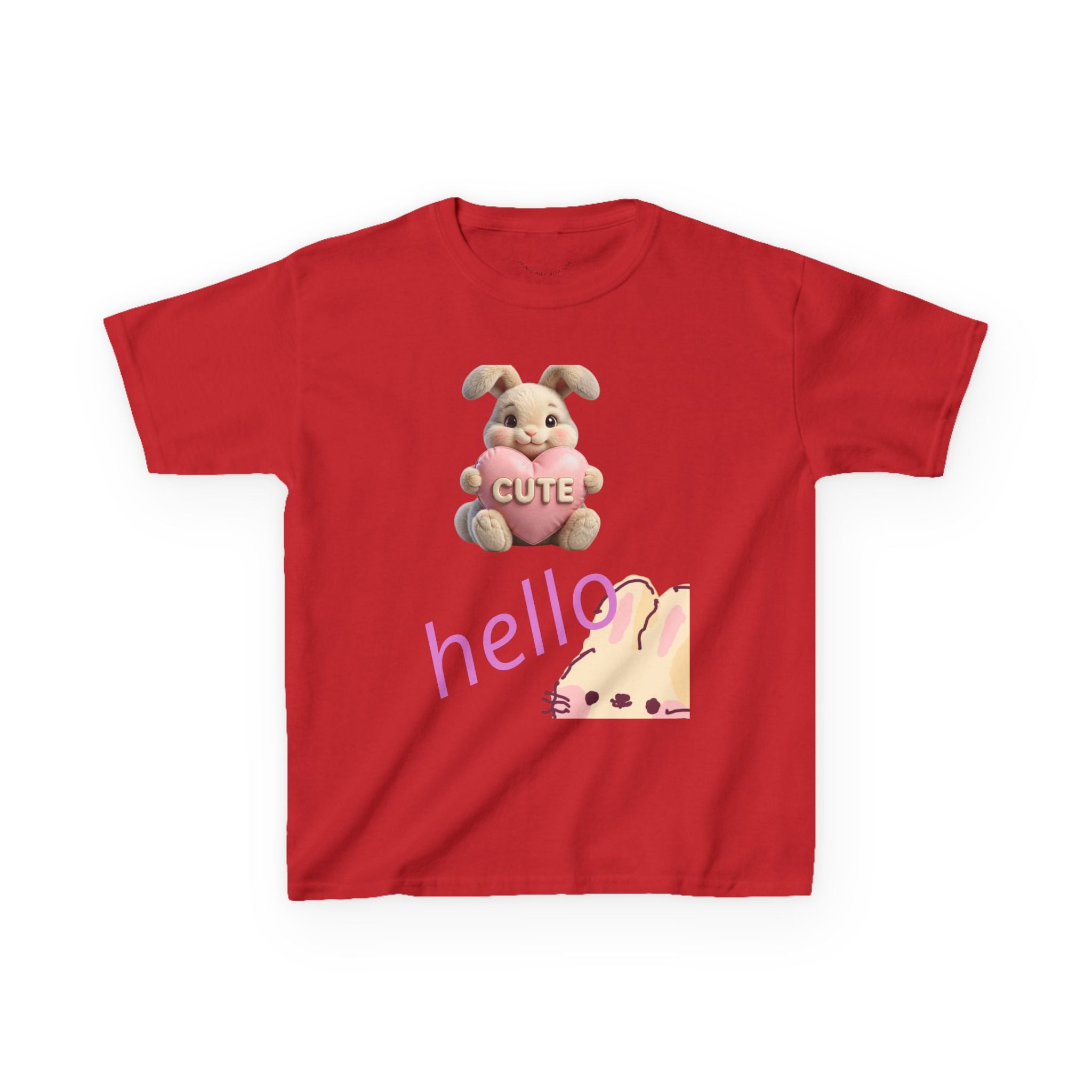 Kids Bunny 'Hello Cute' T-Shirt
