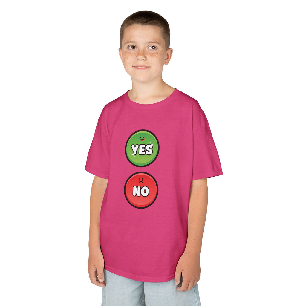 Kids Yes No Communication Tee