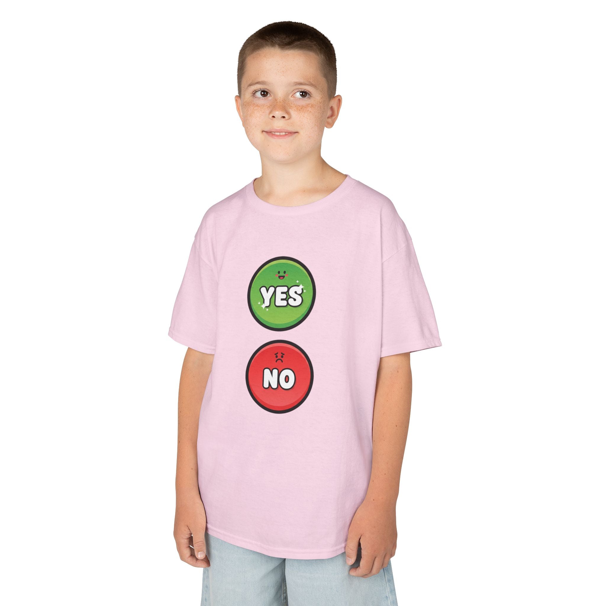 Kids Yes No Communication Tee