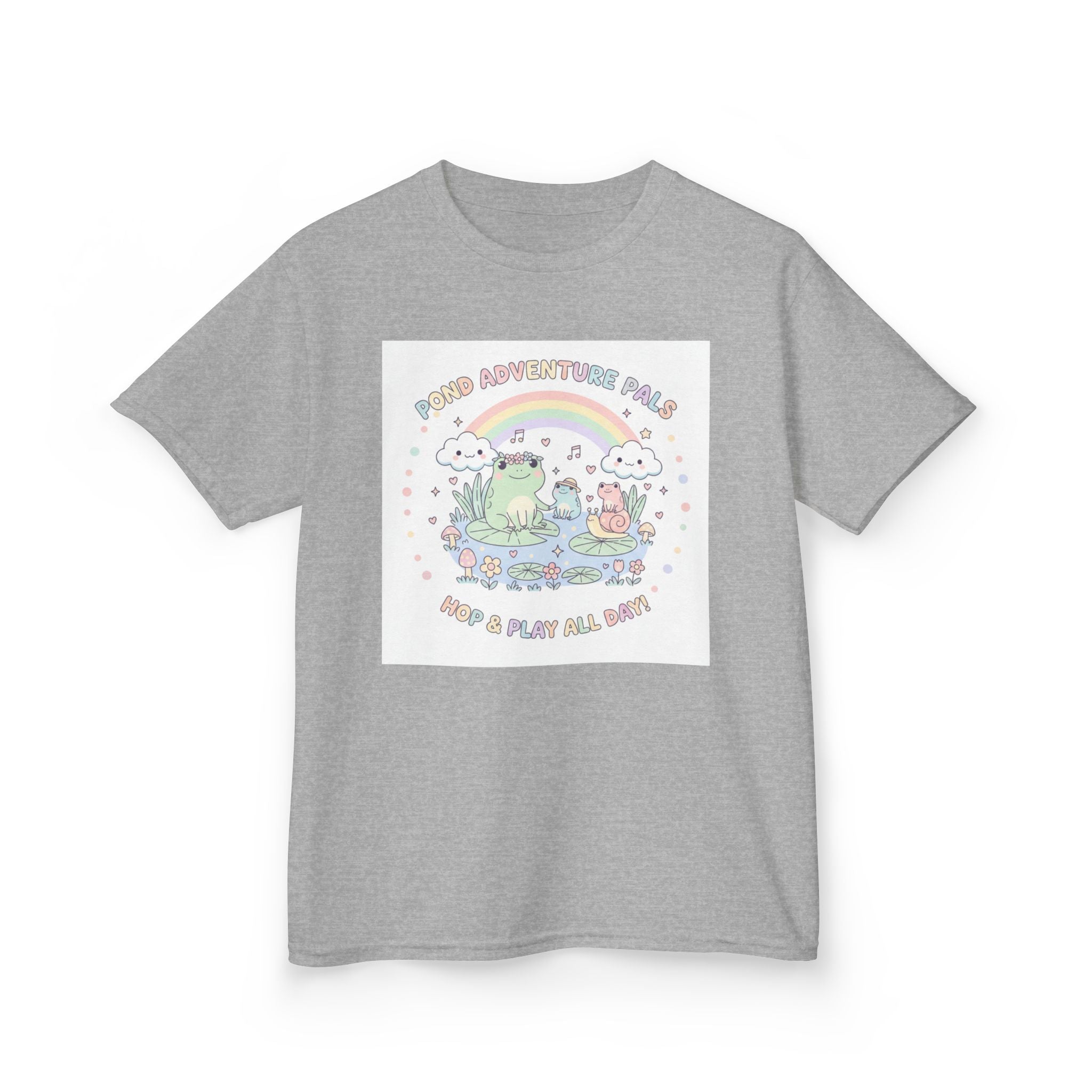 Designed by kids for kids - Playful frogs tee