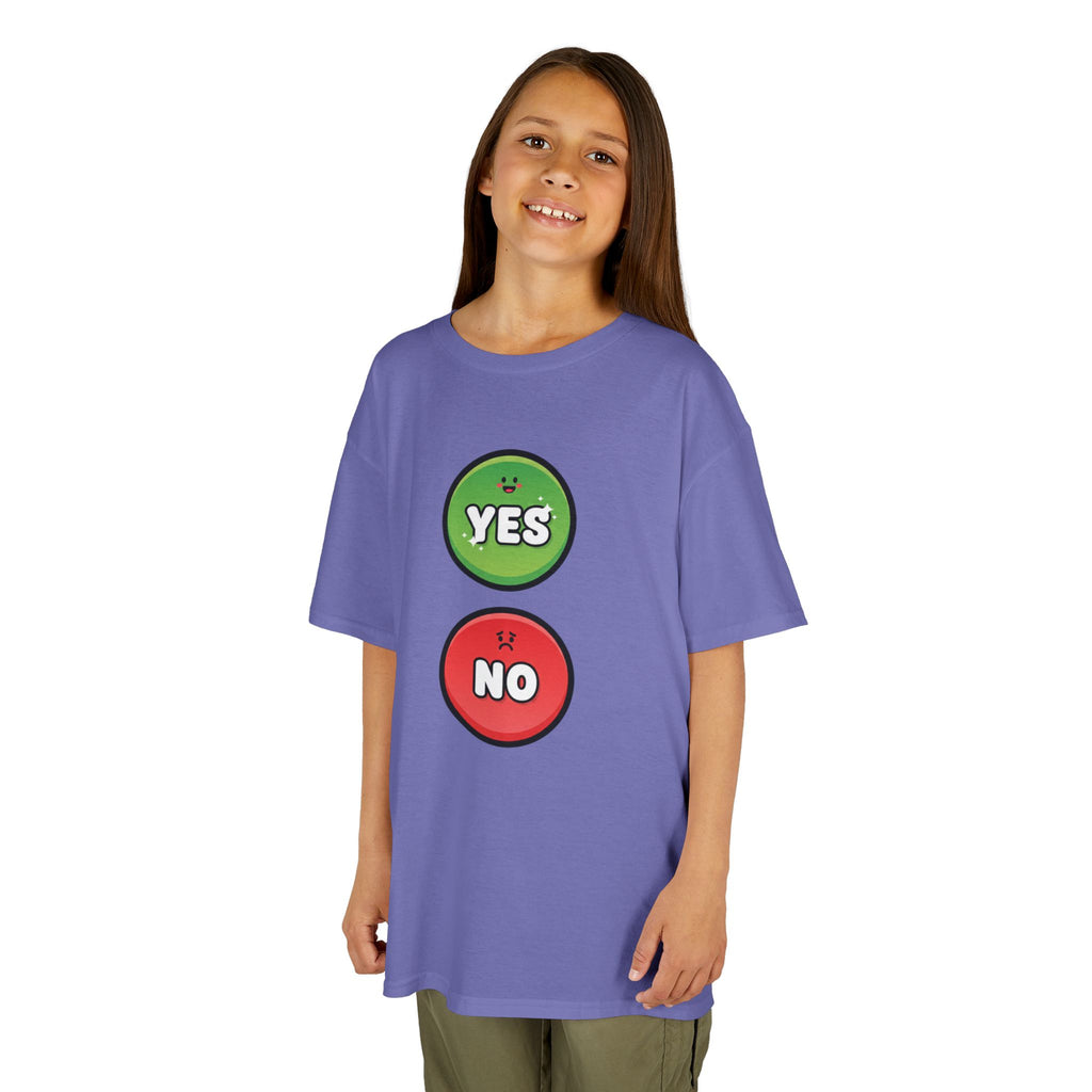 Kids Yes No Communication Tee