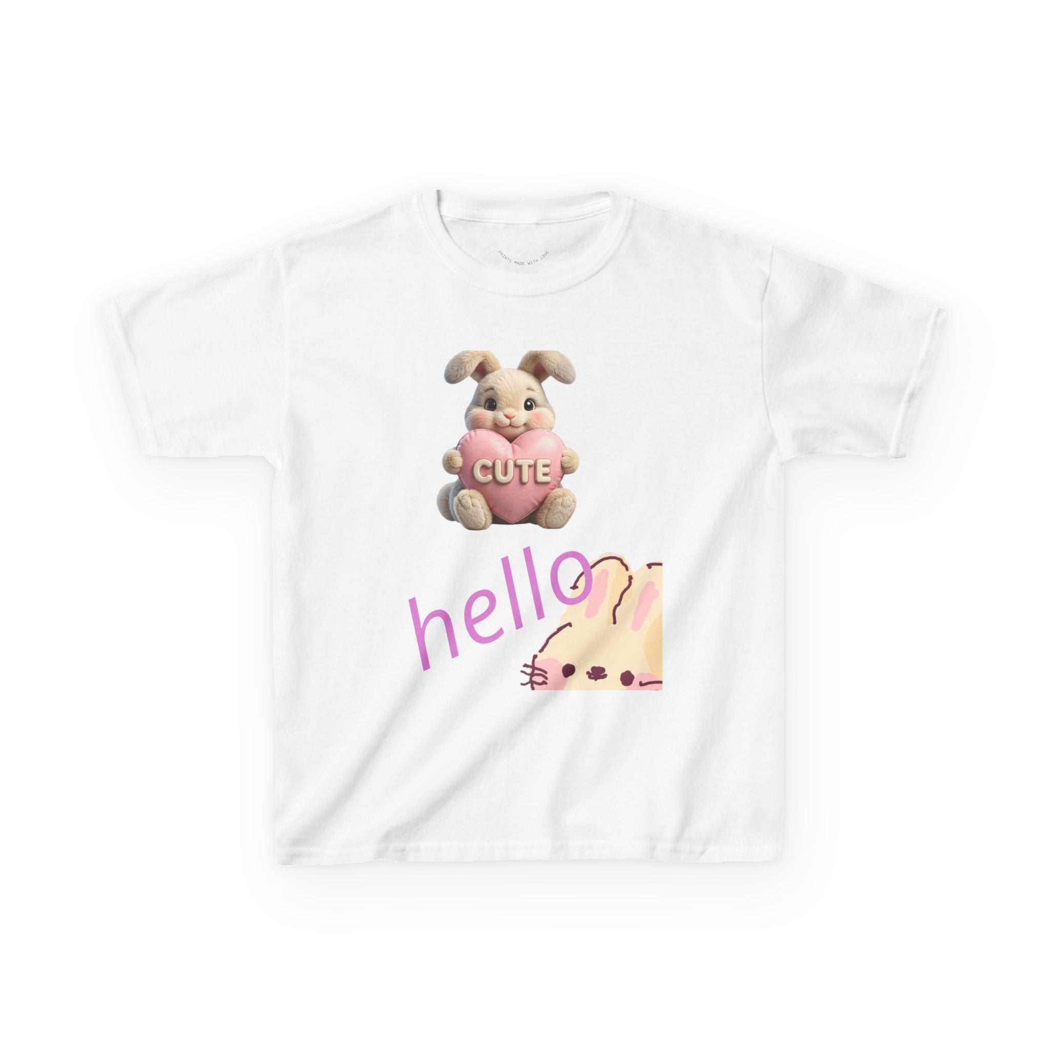 Kids Bunny 'Hello Cute' T-Shirt