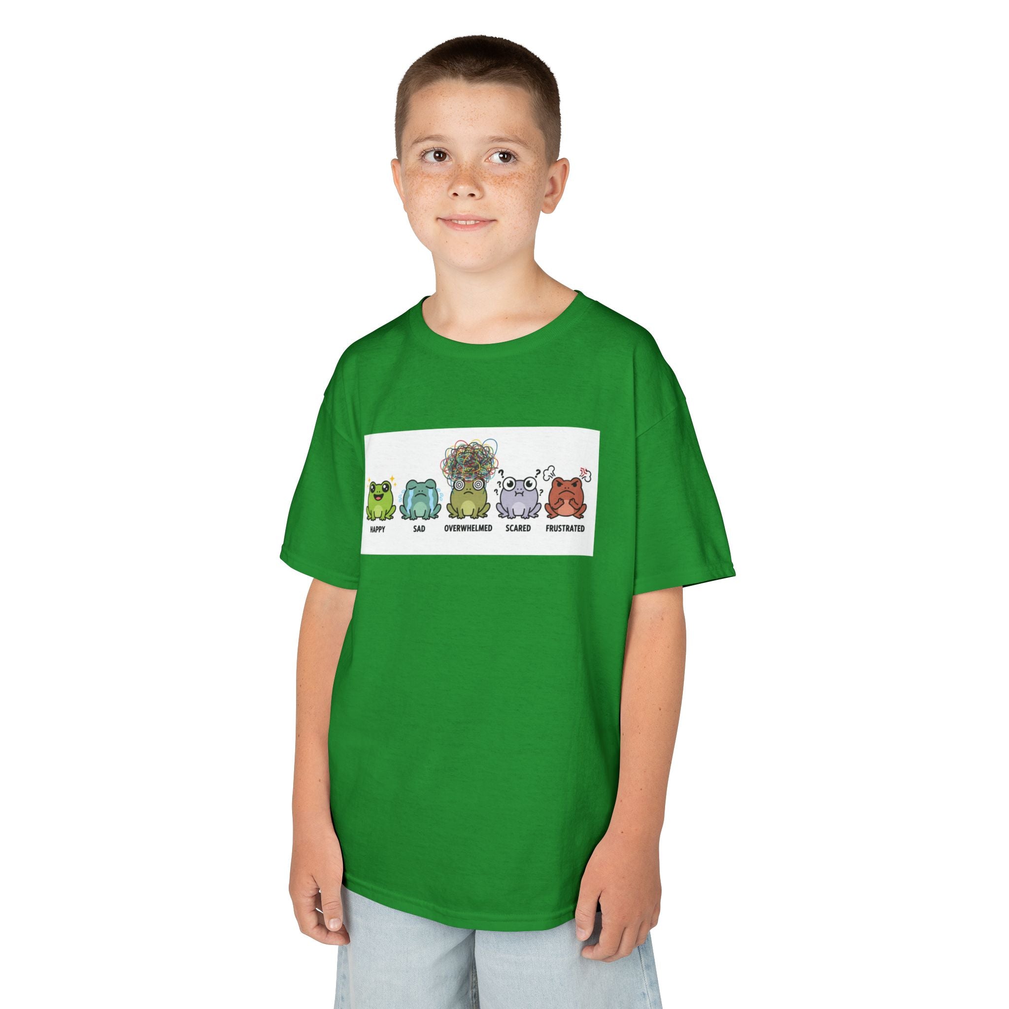 Kids Frog Emotion Communication Tee