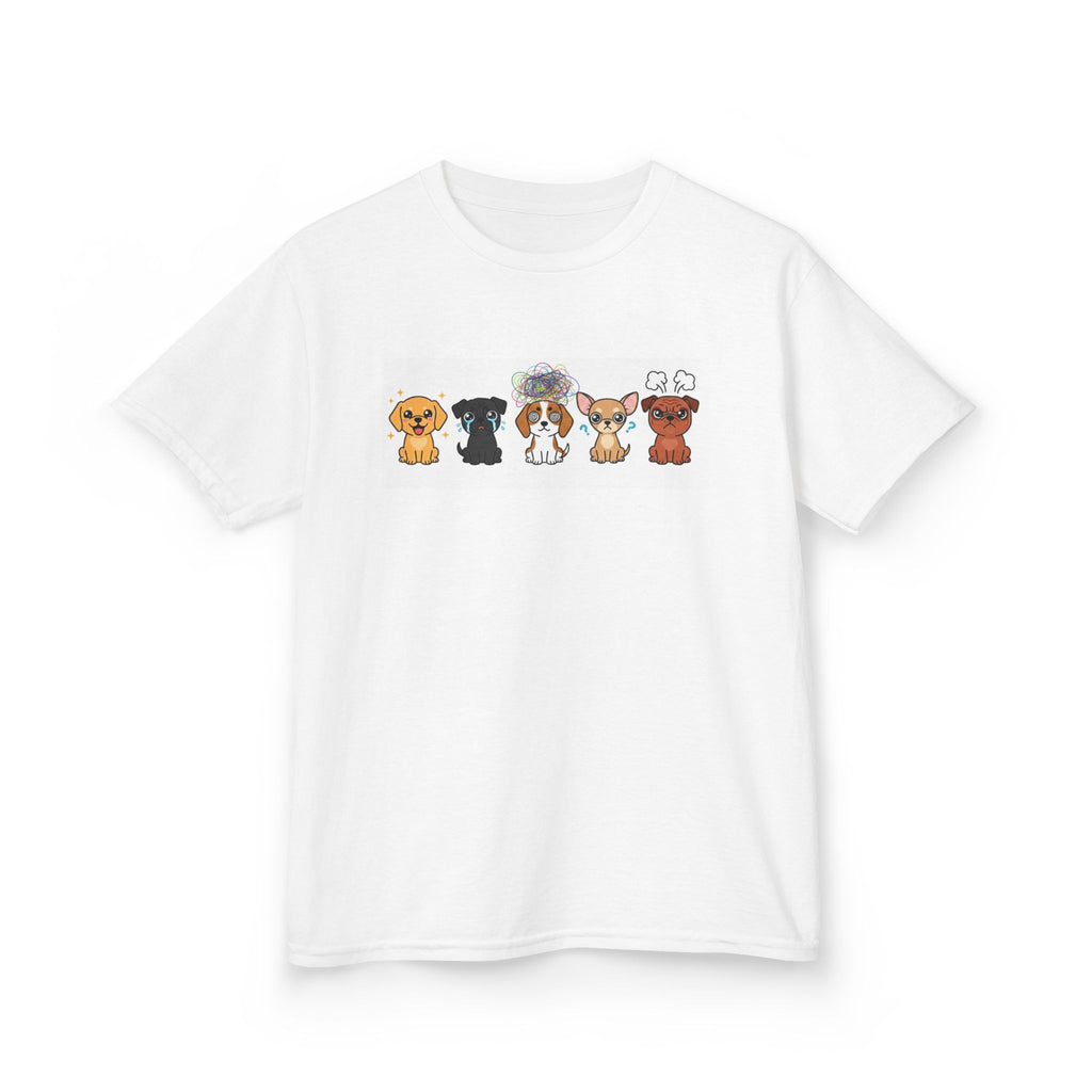 Kids Dog Emotion Communication Tee