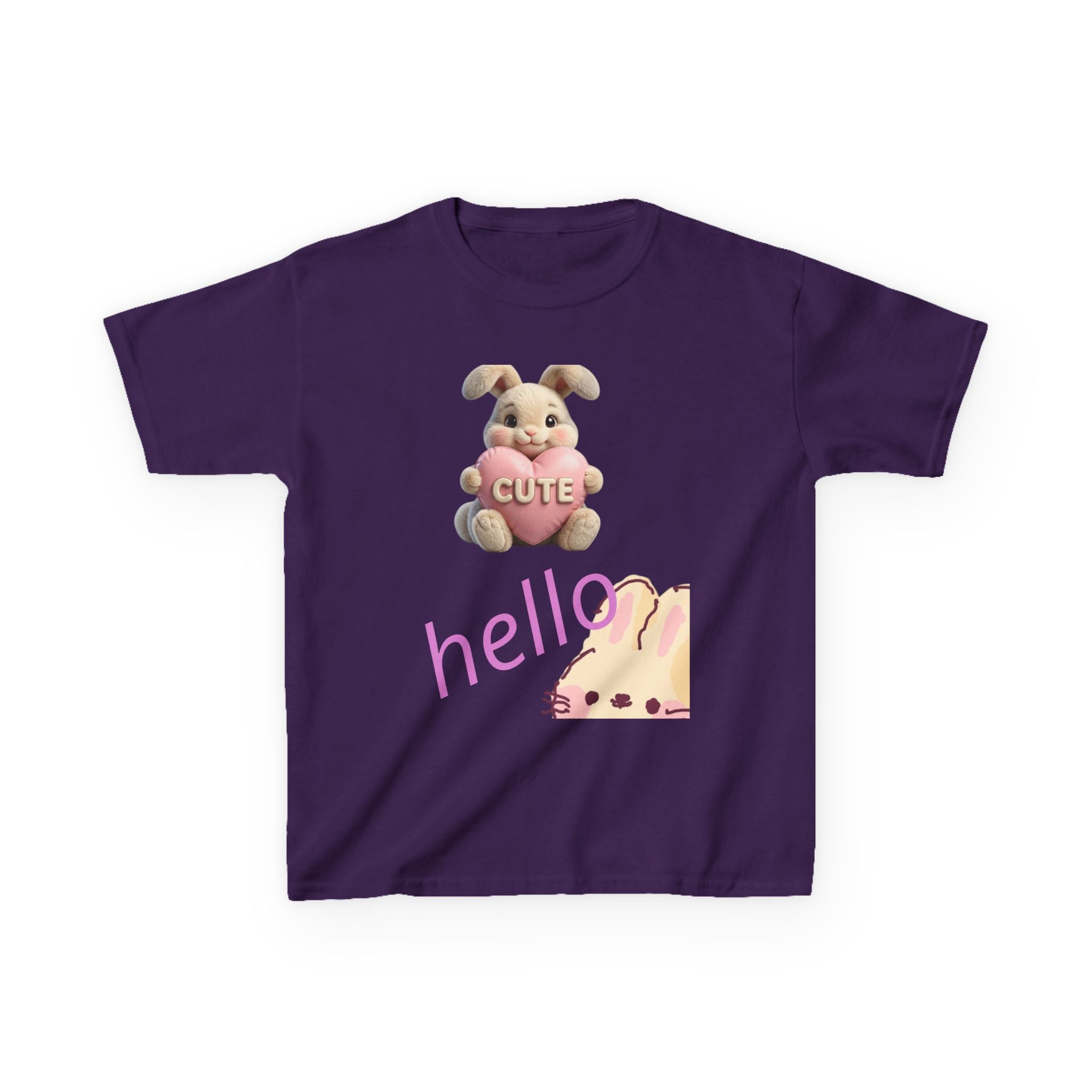 Kids Bunny 'Hello Cute' T-Shirt