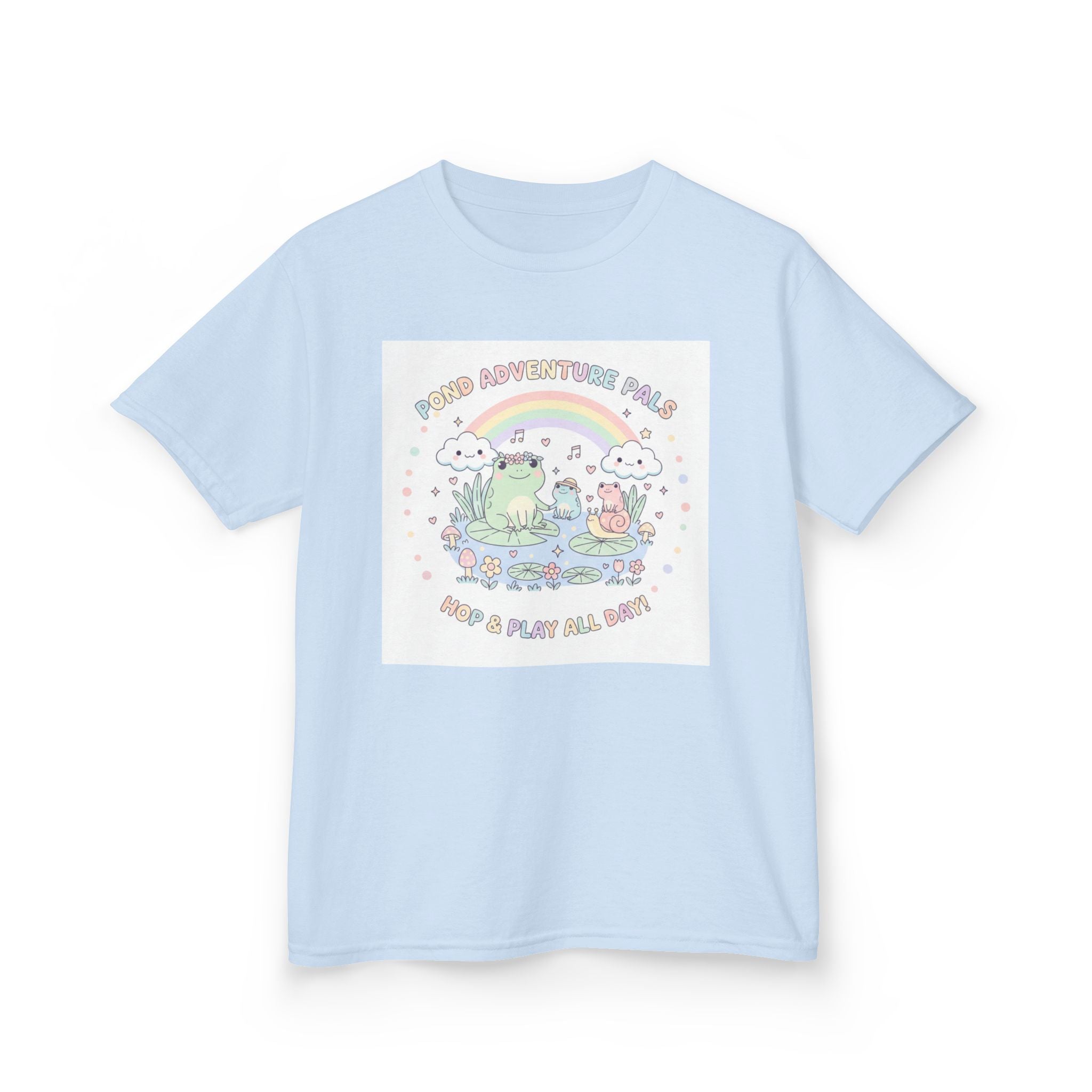 Designed by kids for kids - Playful frogs tee