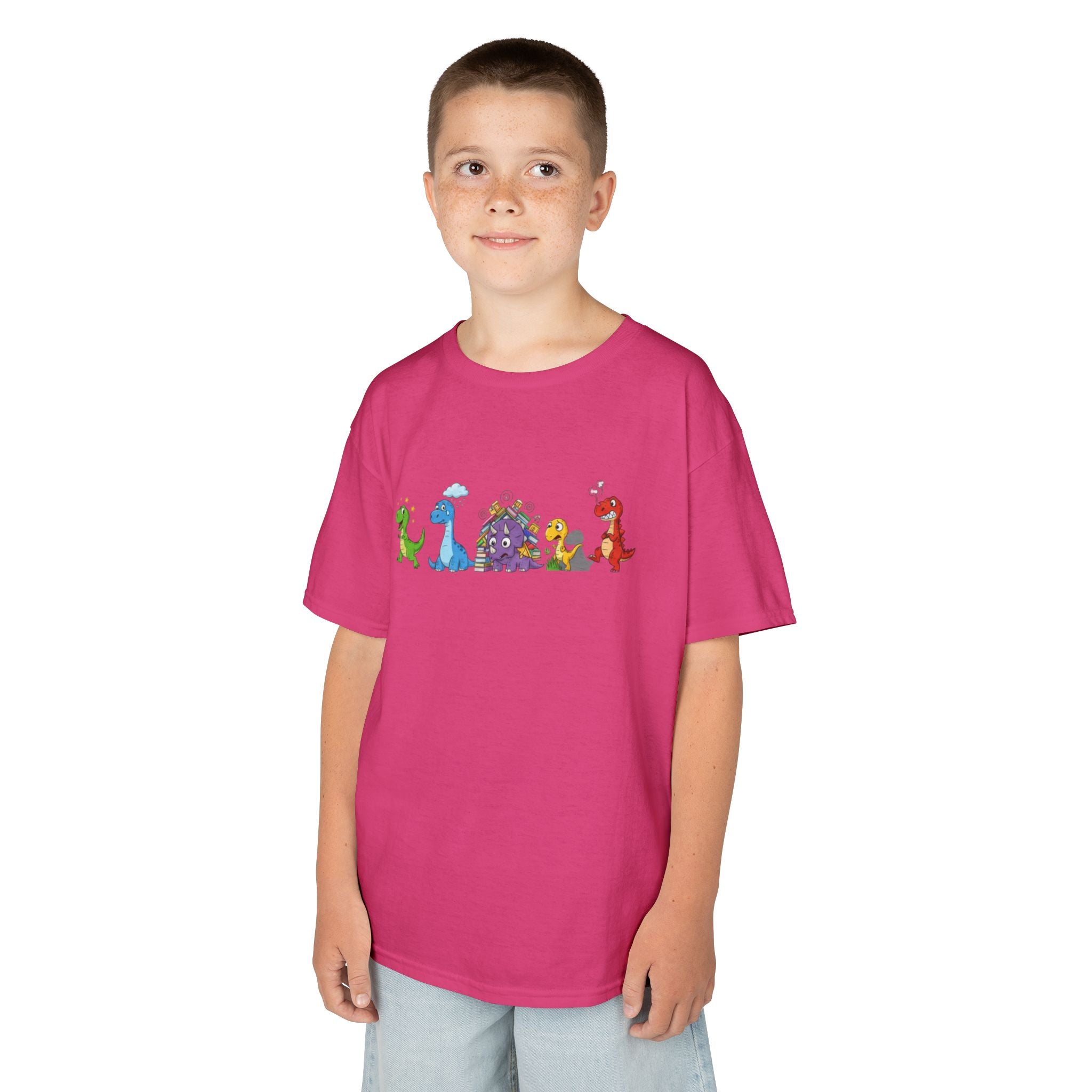 Kids Dino Emotion Communication Tee