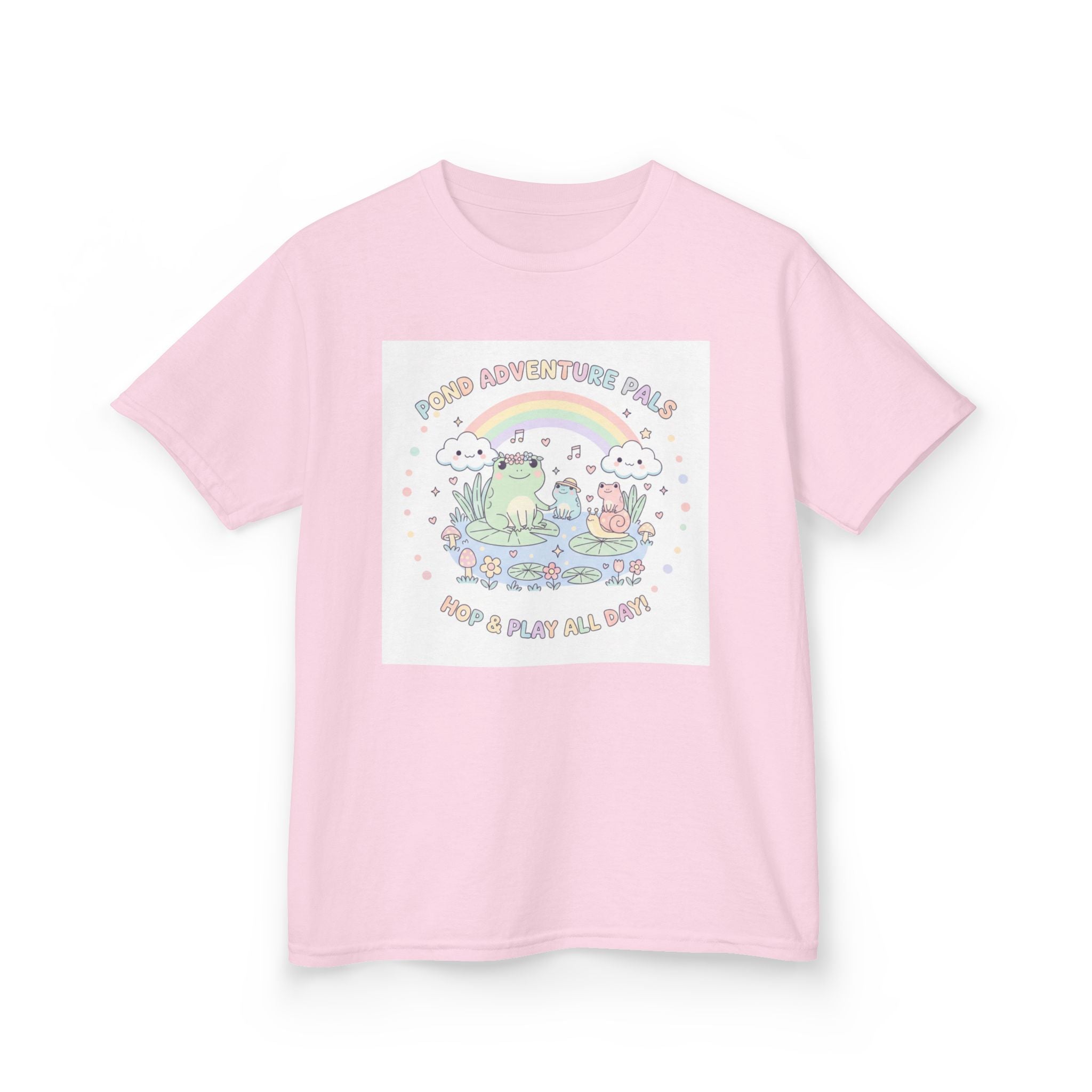 Designed by kids for kids - Playful frogs tee