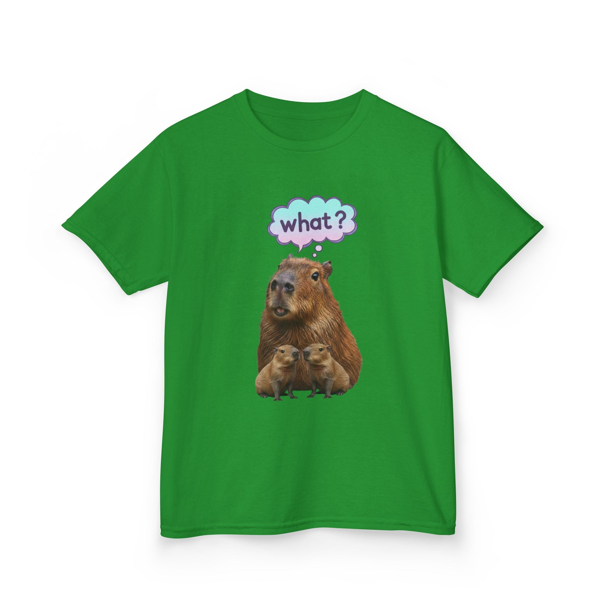 Designed by kids for kids - Funny confused capybara tee