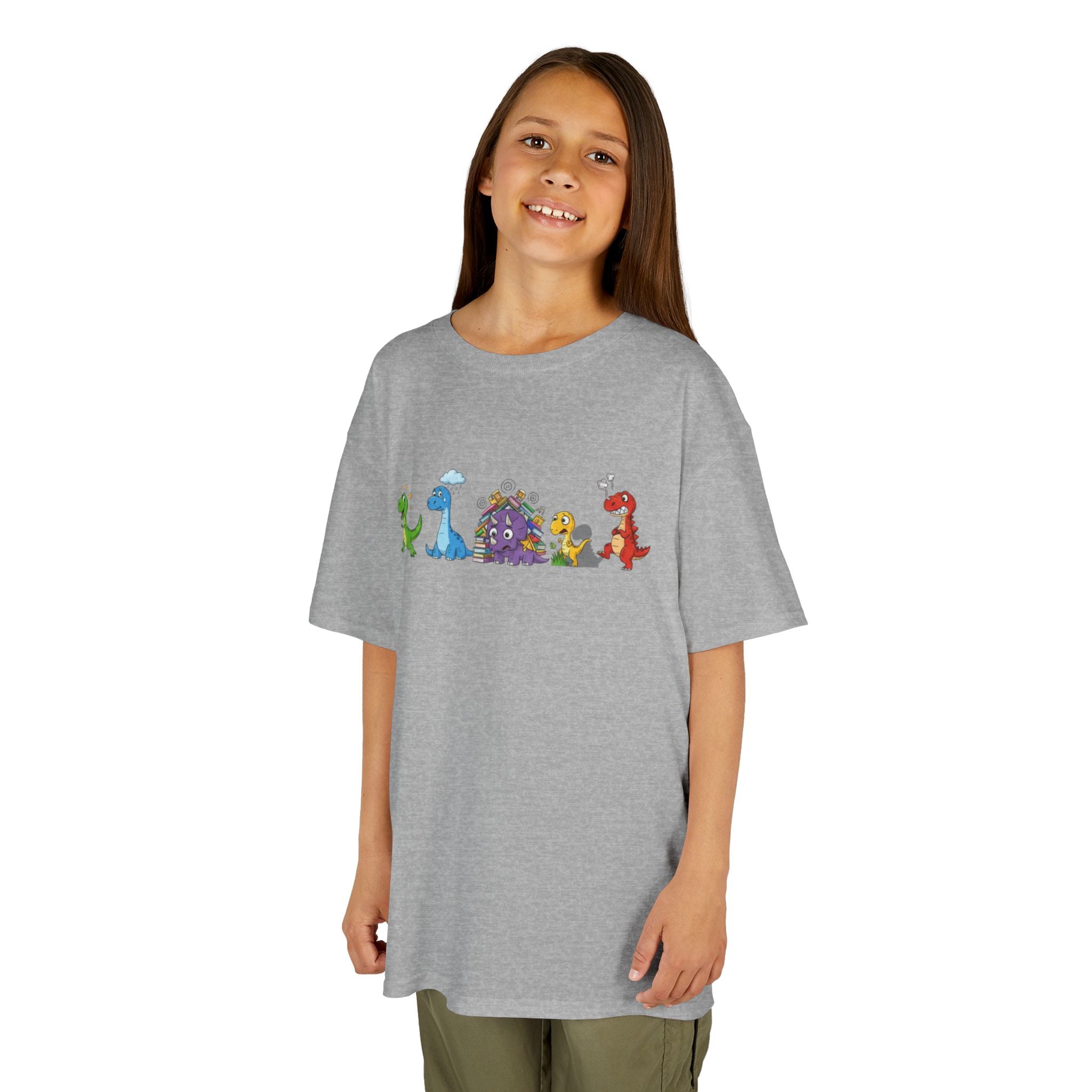 Kids Dino Emotion Communication Tee
