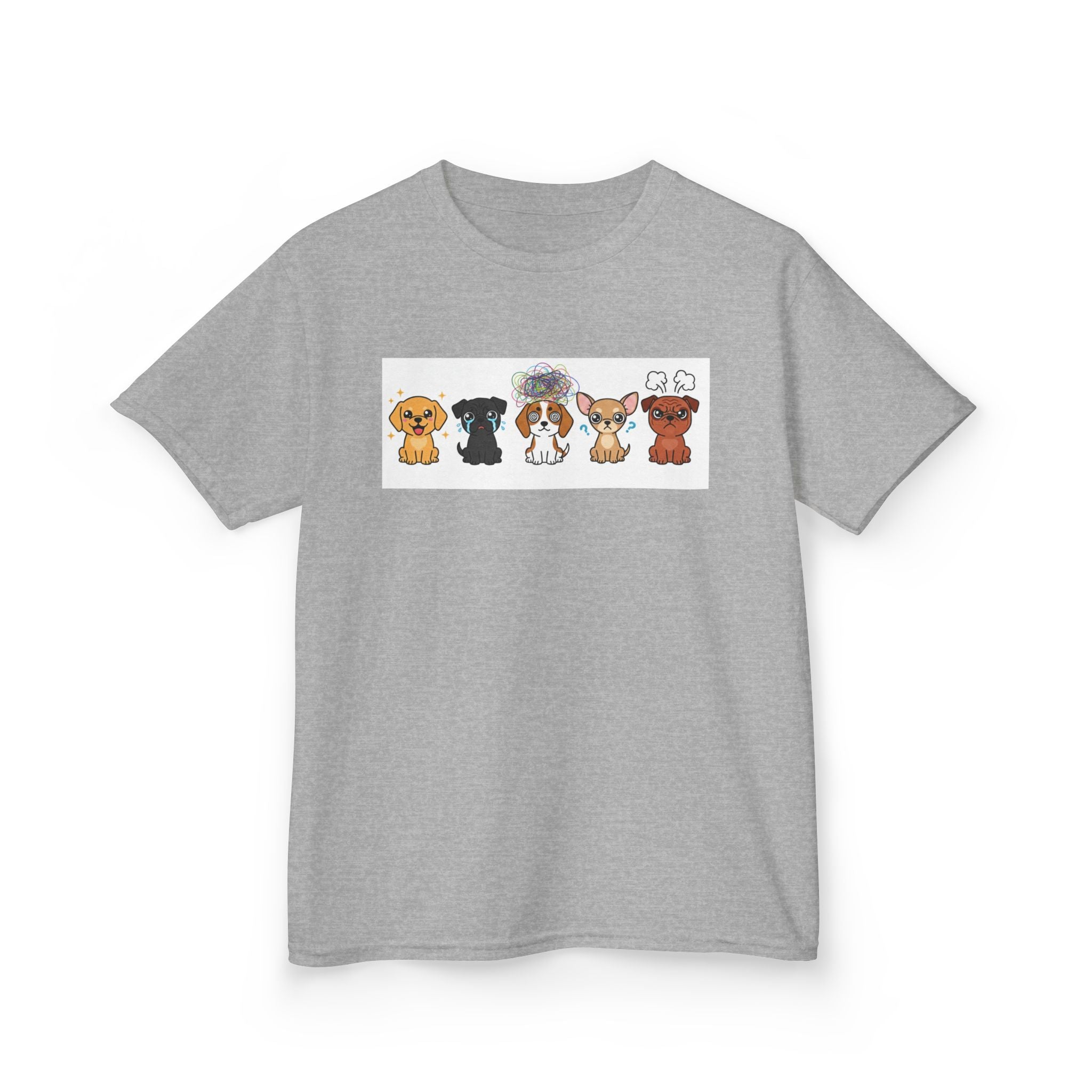 Kids Dog Emotion Communication Tee
