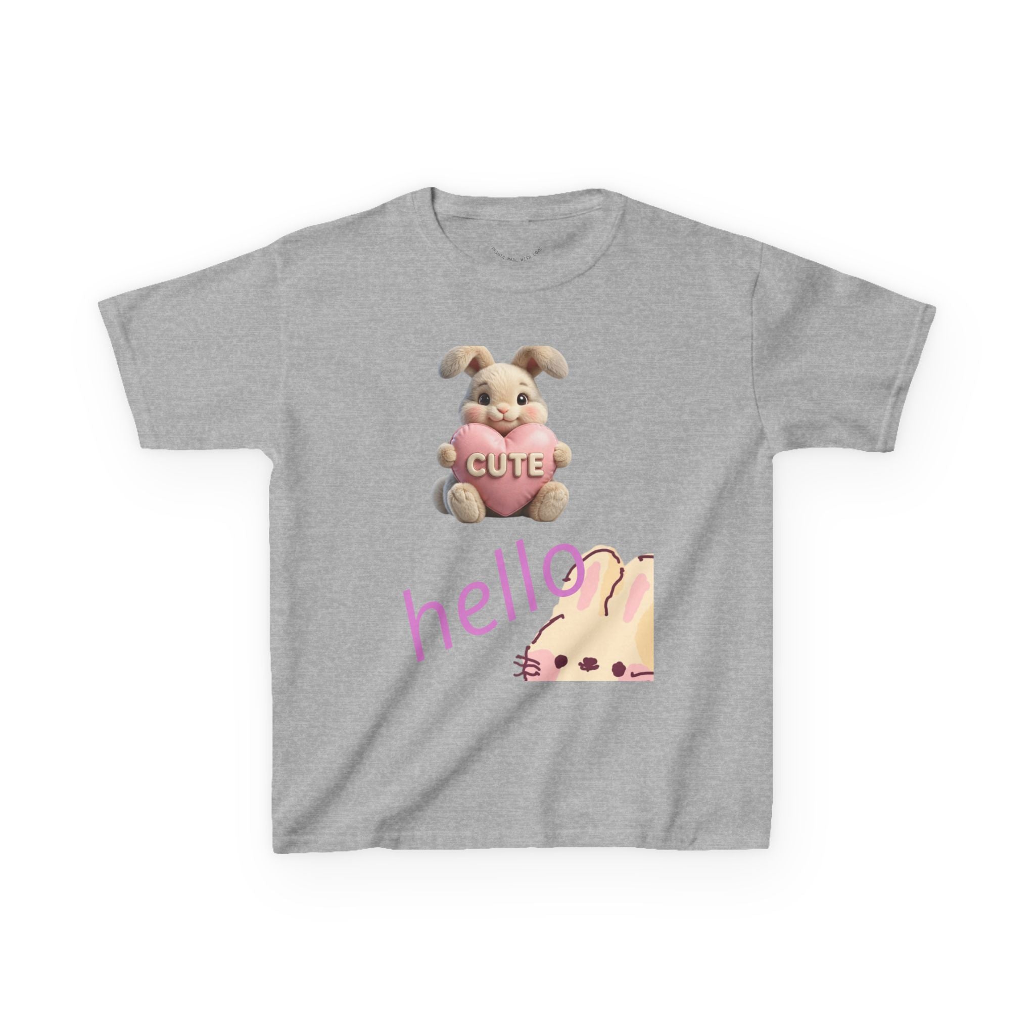 Kids Bunny 'Hello Cute' T-Shirt