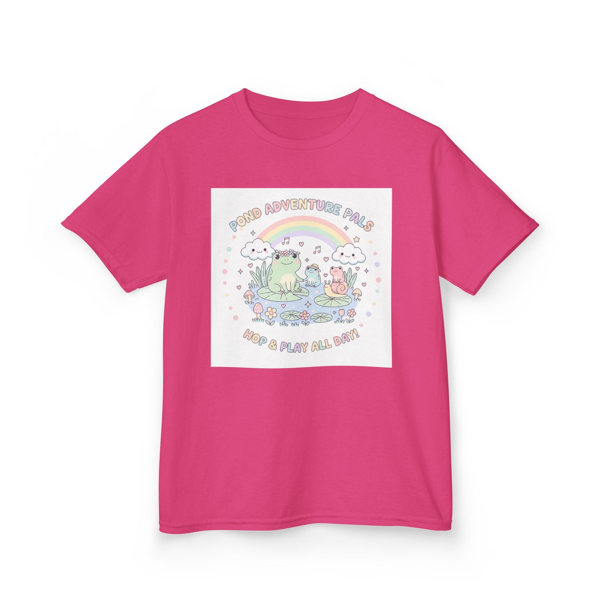 Designed by kids for kids - Playful frogs tee
