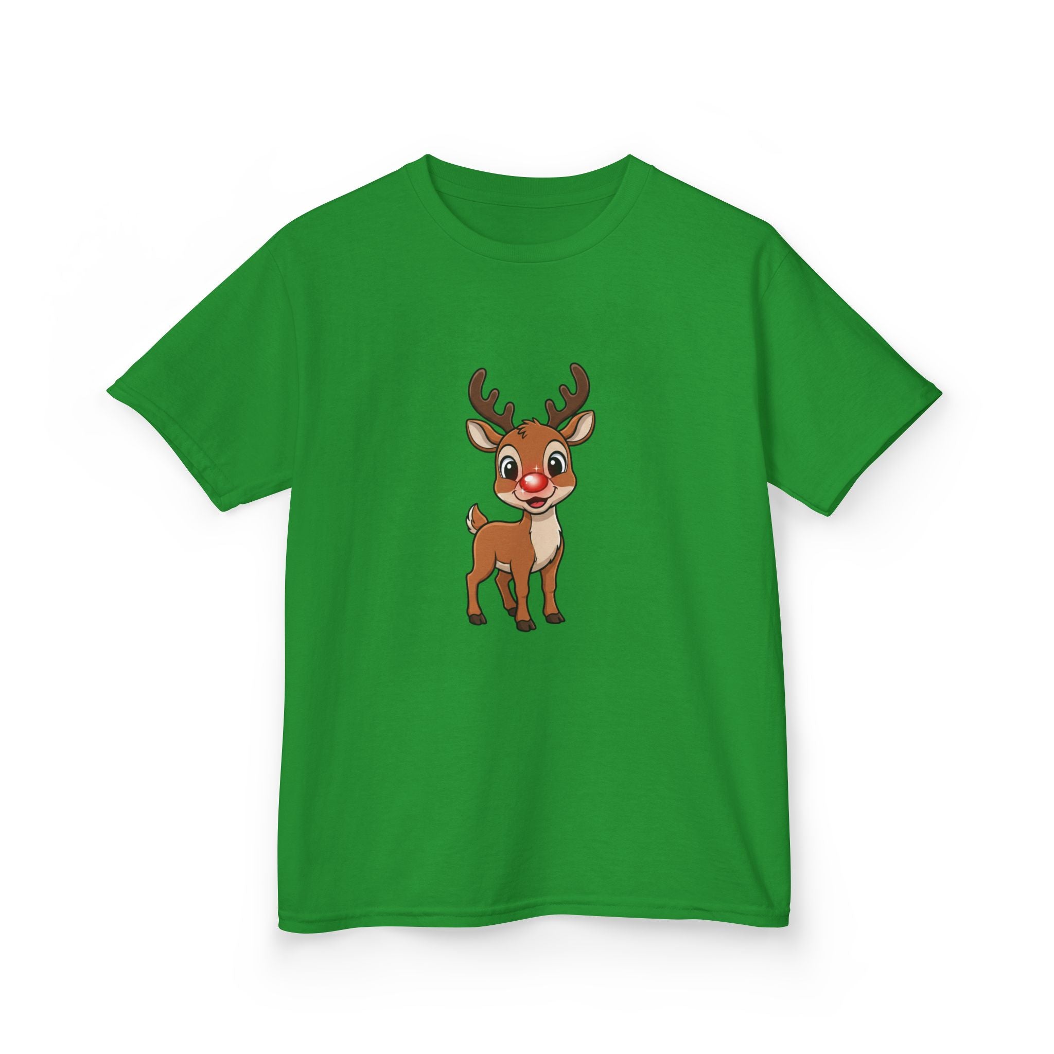 Designed by kids for kids - Cute Christmas Rudolph tee