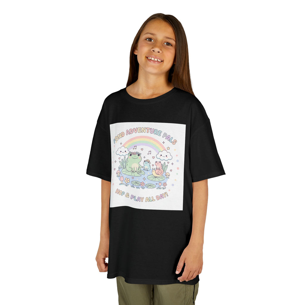 Designed by kids for kids - Playful frogs tee