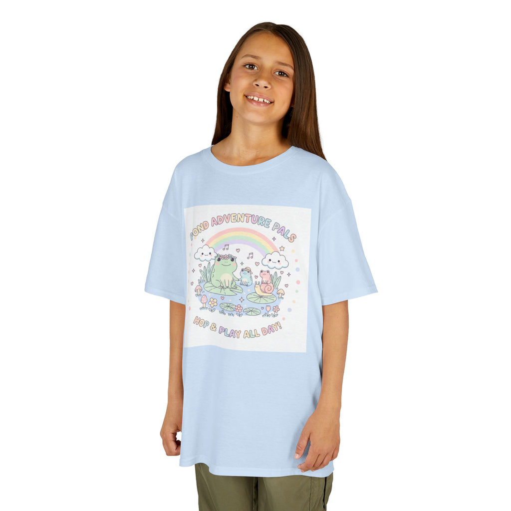 Designed by kids for kids - Playful frogs tee