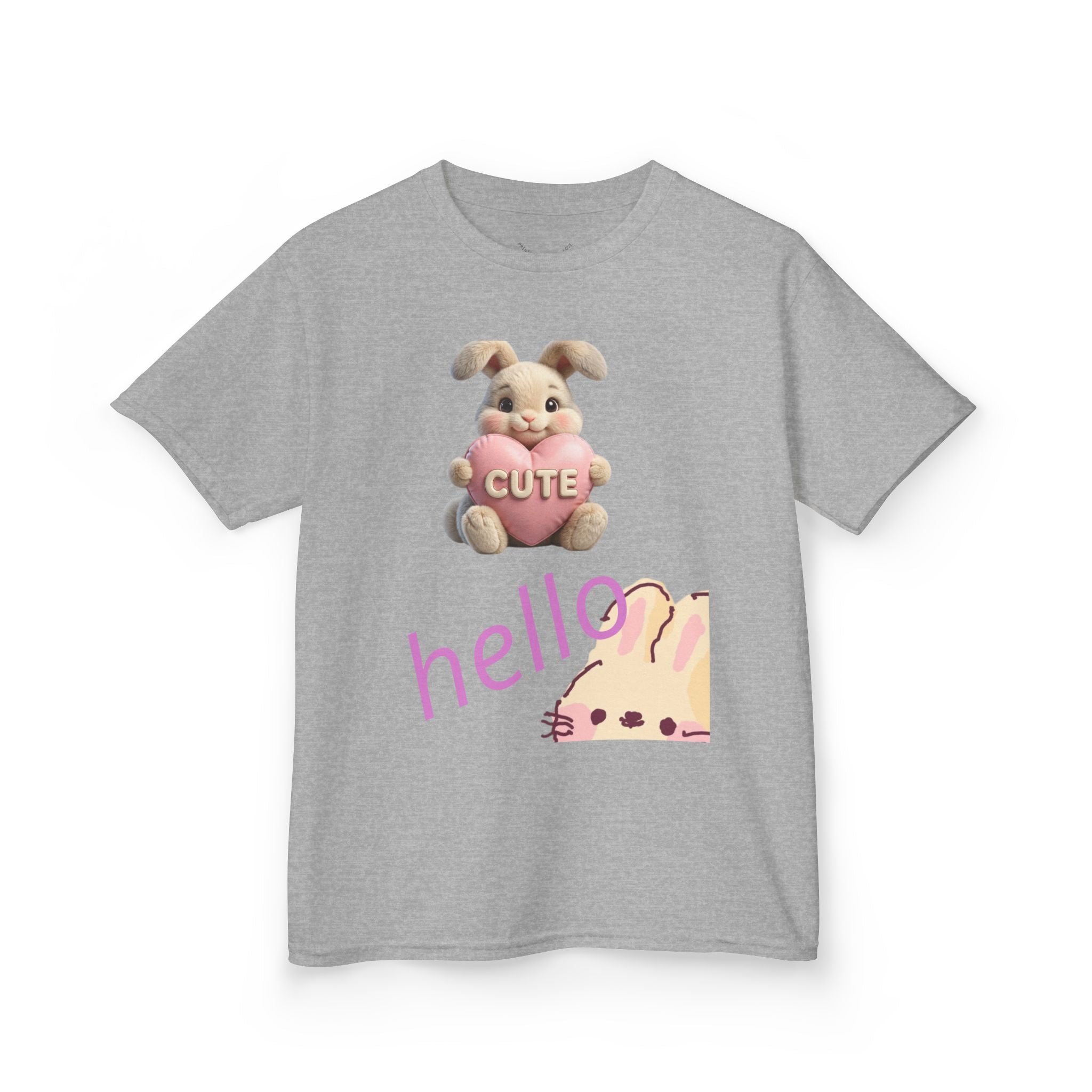 Kids Bunny 'Hello Cute' T-Shirt