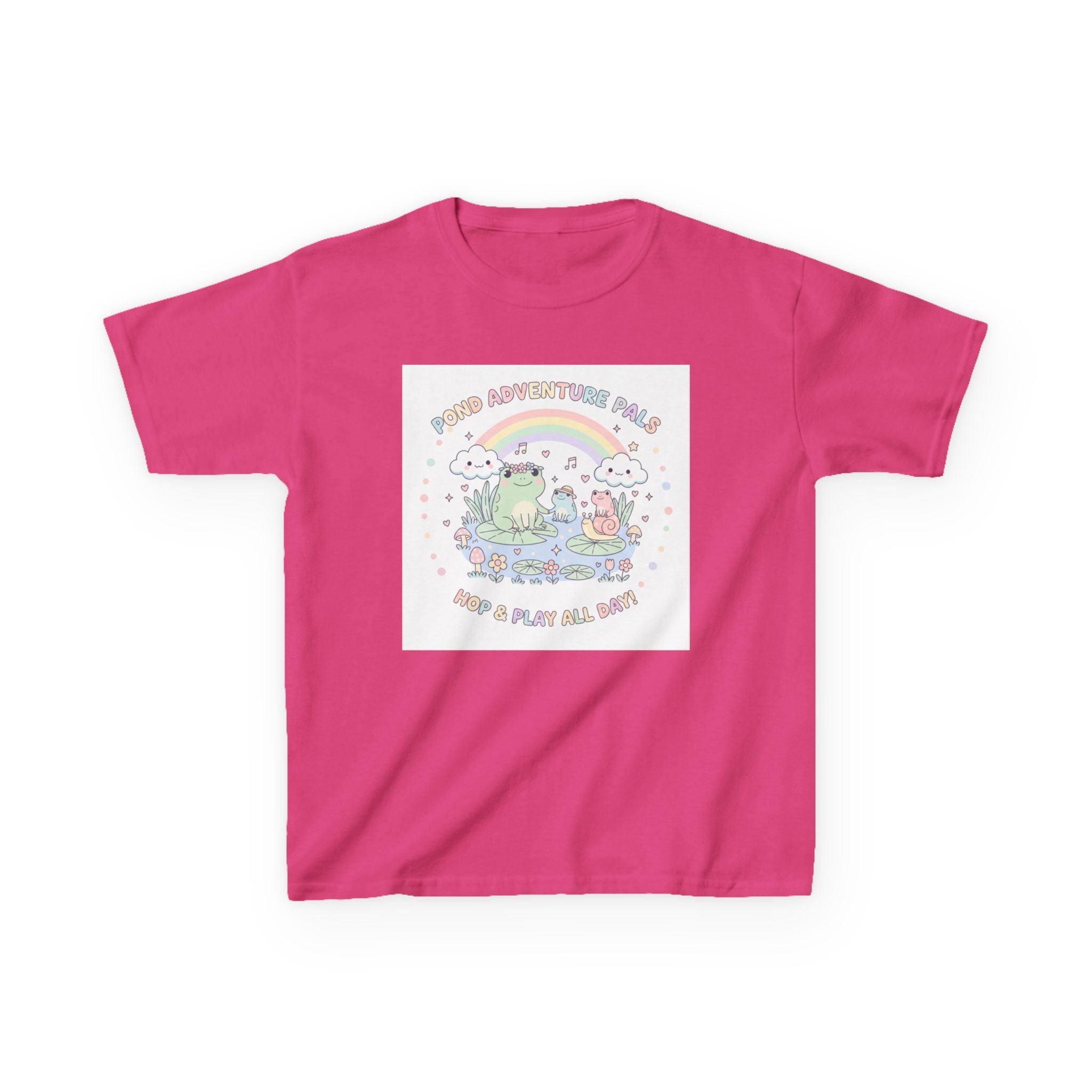 Designed by kids for kids - Playful frogs tee