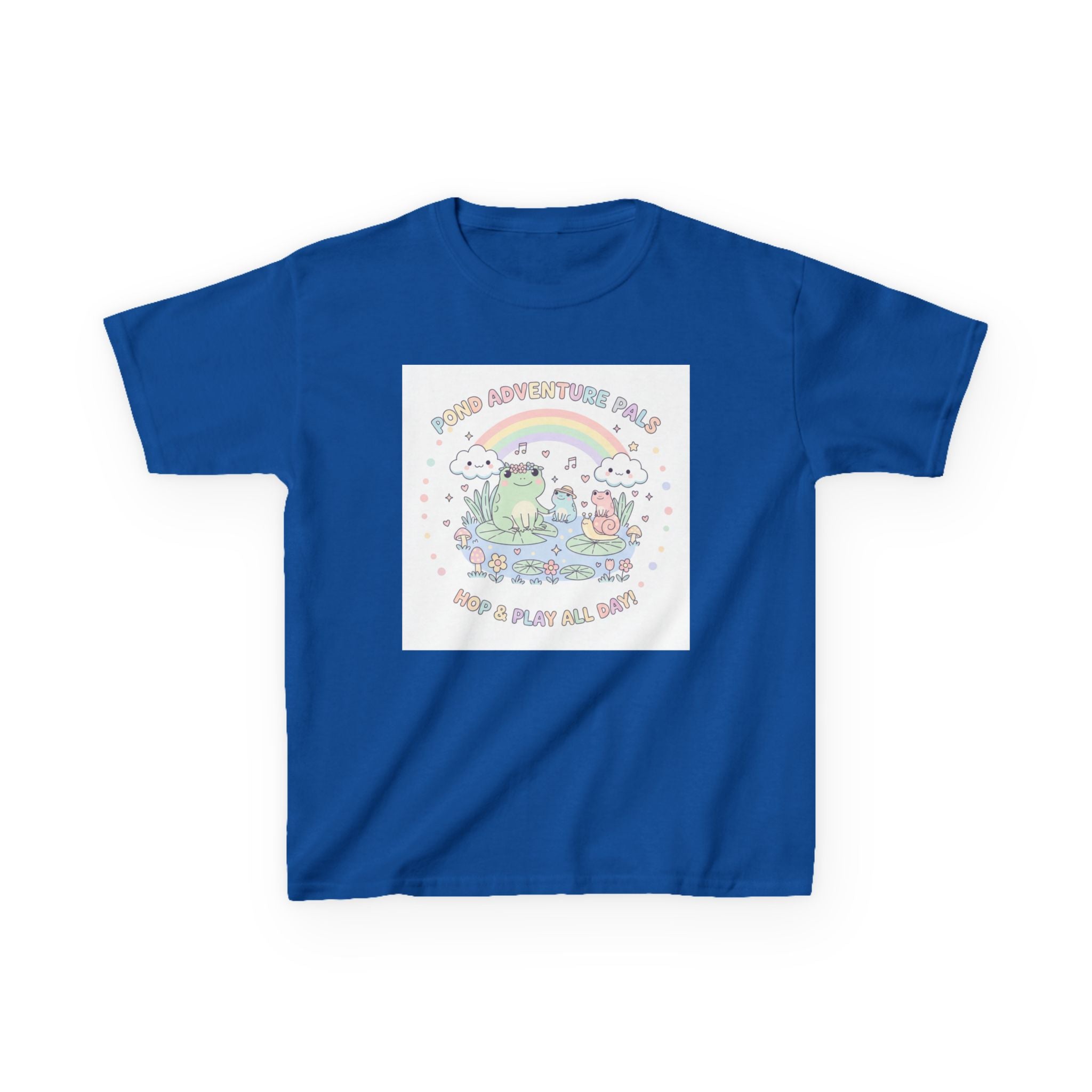 Designed by kids for kids - Playful frogs tee