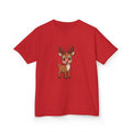 Designed by kids for kids - Cute Christmas Rudolph tee