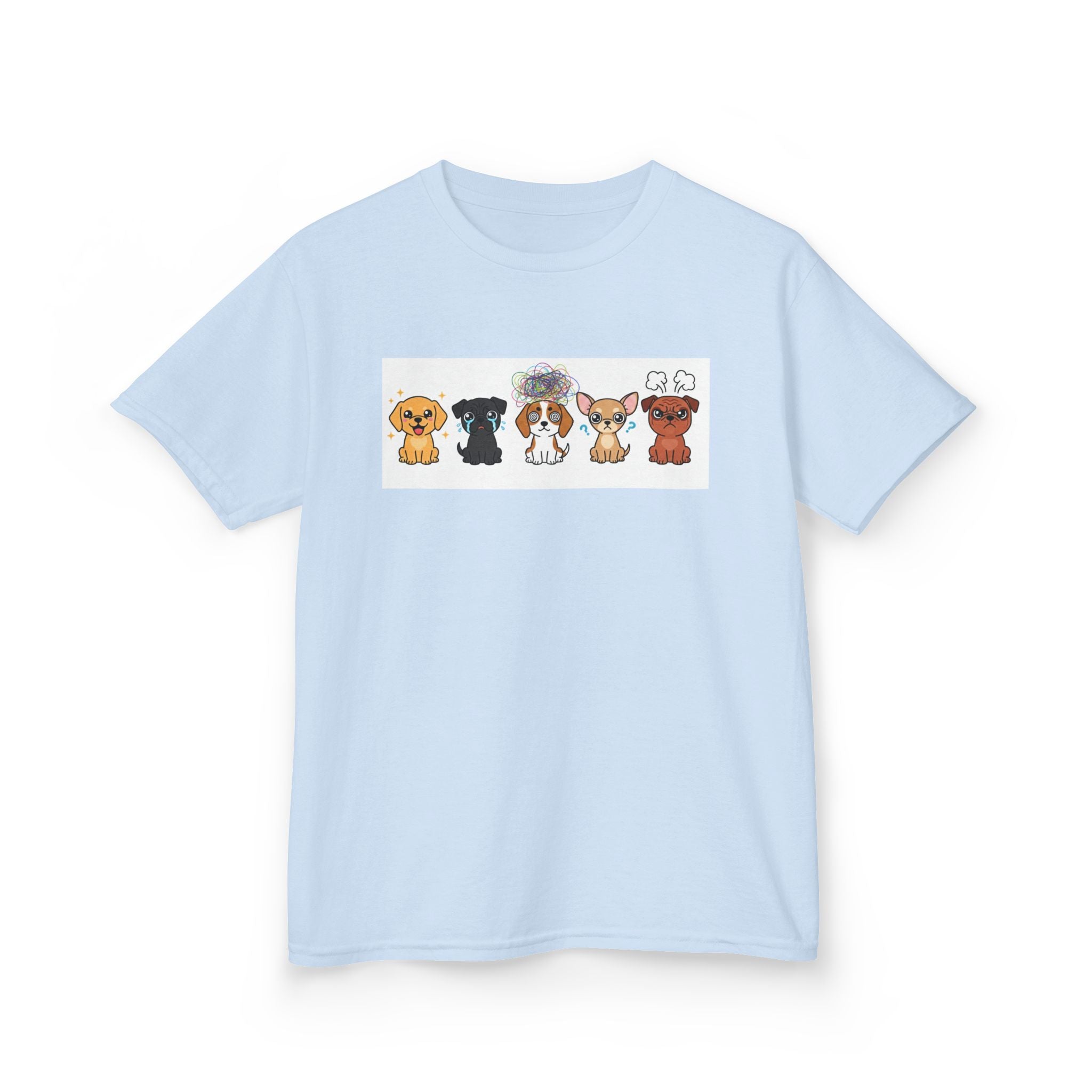 Kids Dog Emotion Communication Tee